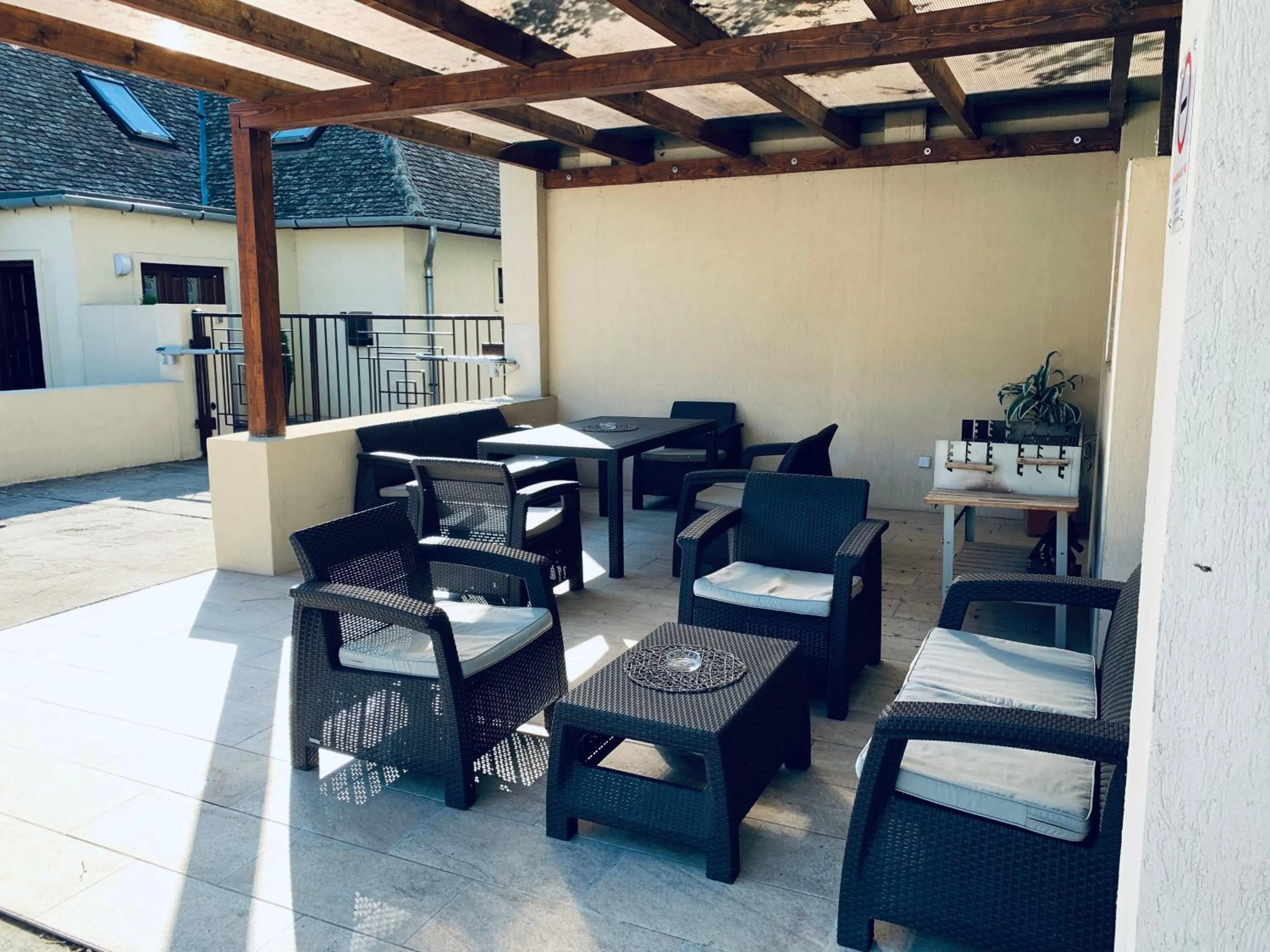 BBQ facilities in Thermal Apartman