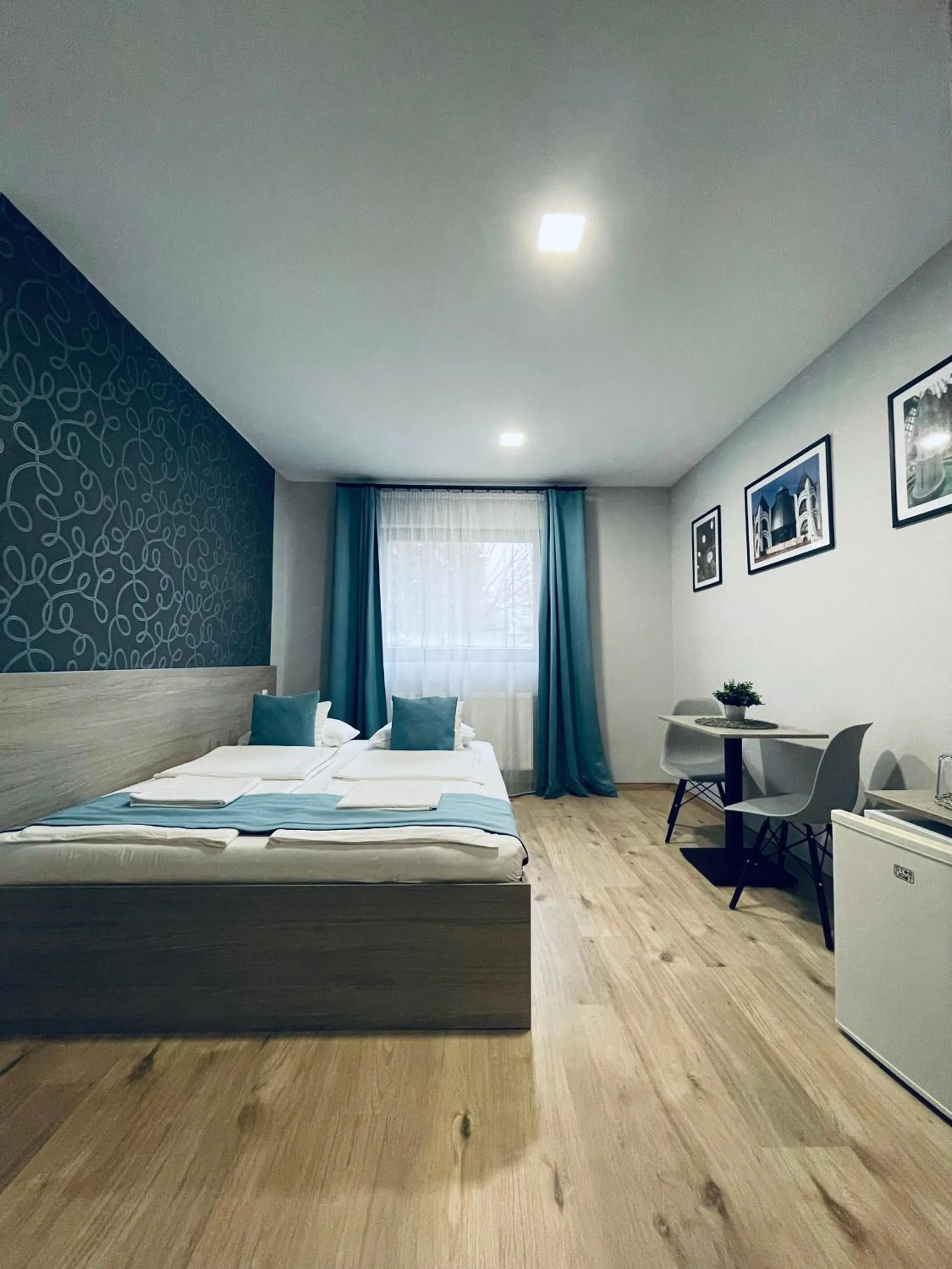 Property building, Bed in Thermal Apartman