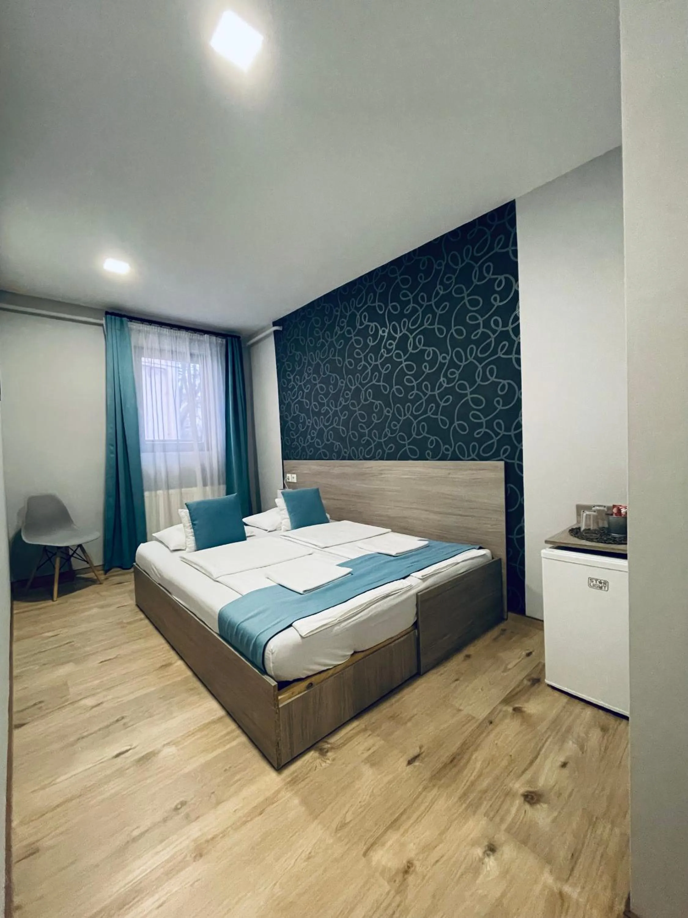 Property building, Bed in Thermal Apartman