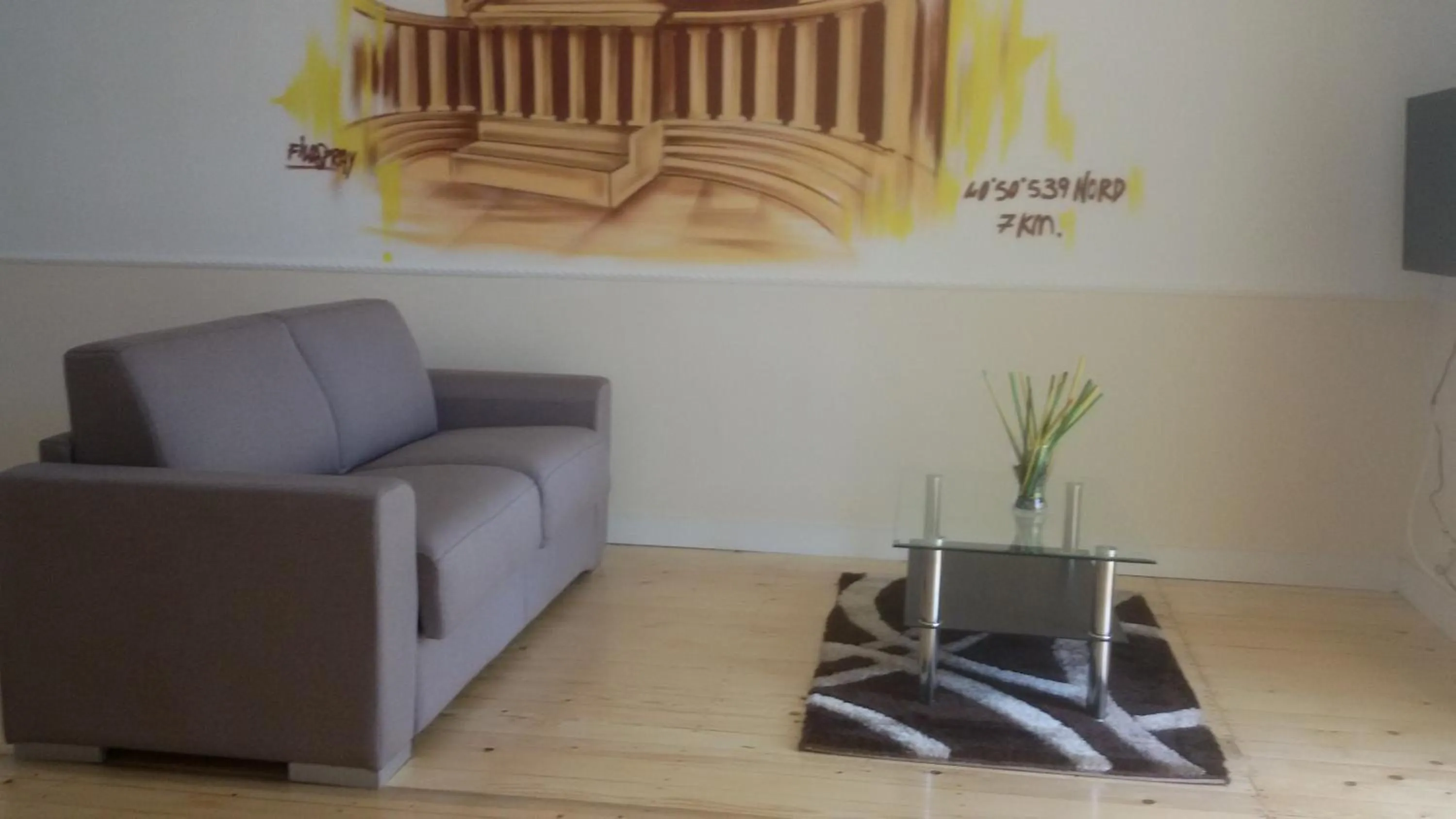 Living room in B&B La Torretta Chiaia