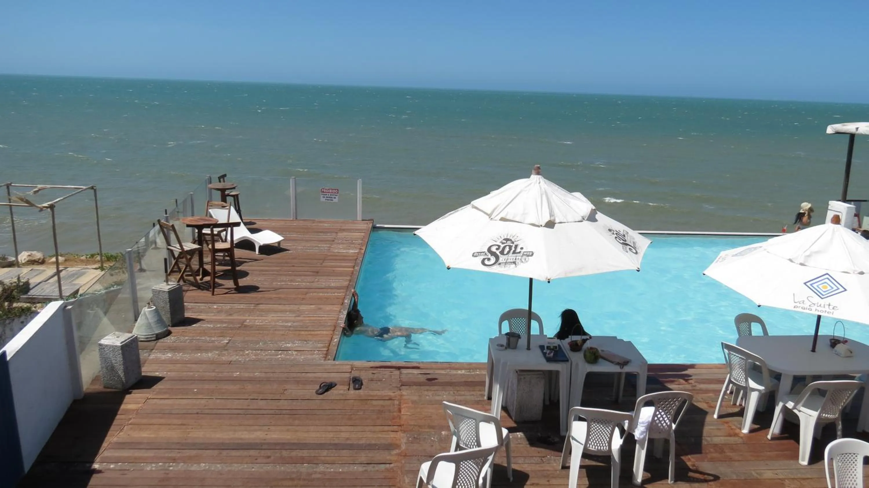 Swimming pool in La Suite Praia Hotel