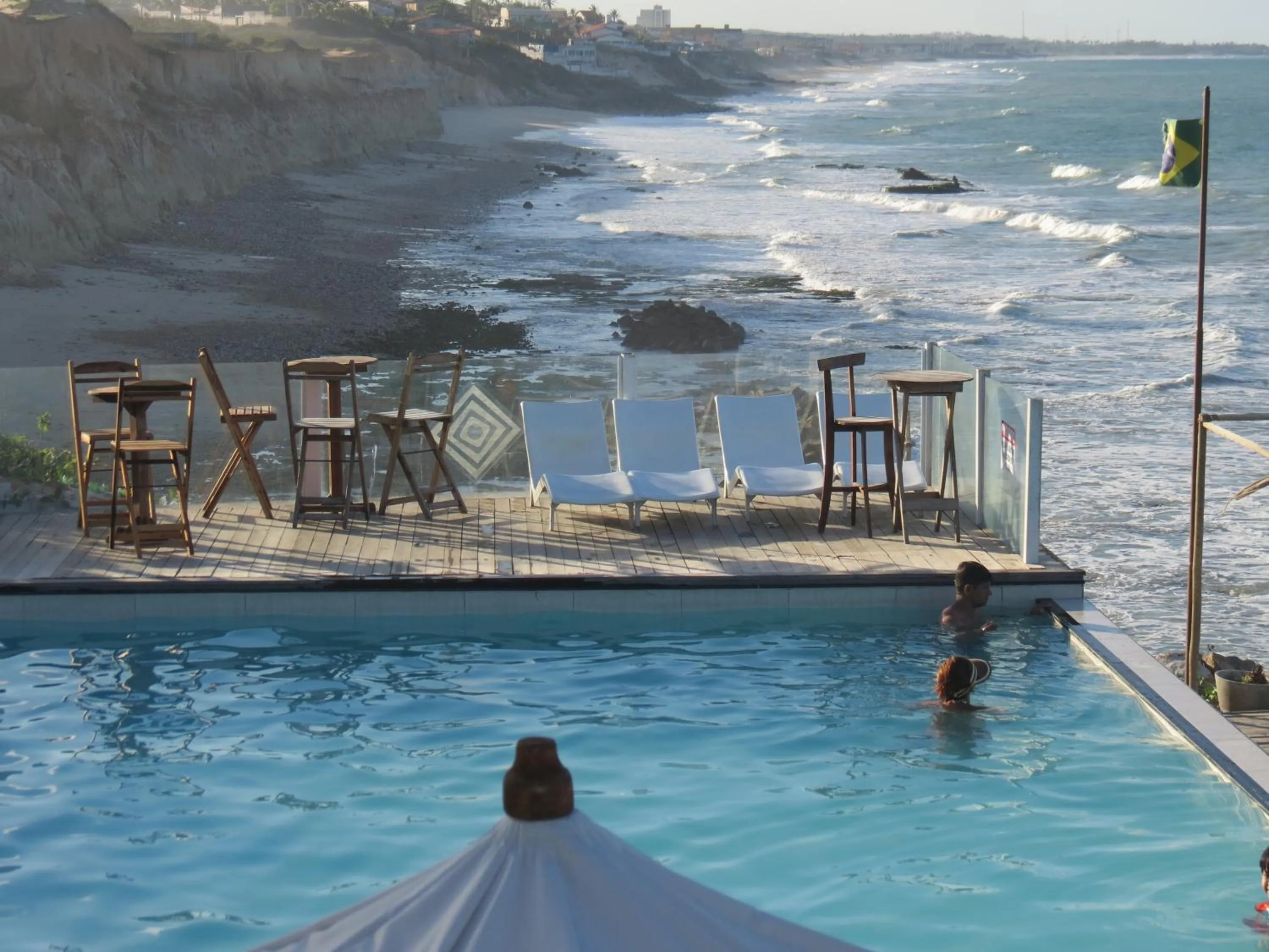Pool view in La Suite Praia Hotel