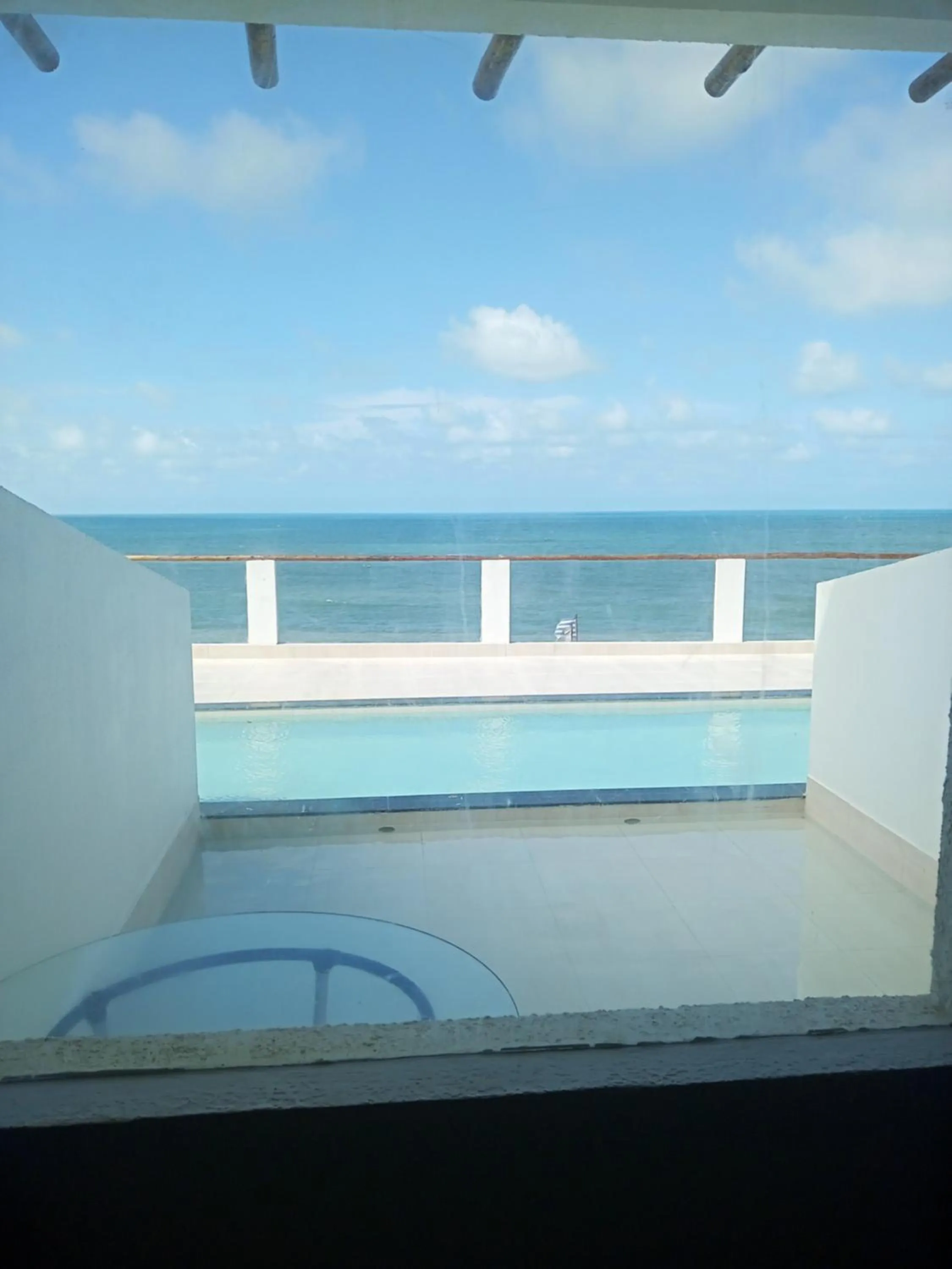 Pool view in La Suite Praia Hotel