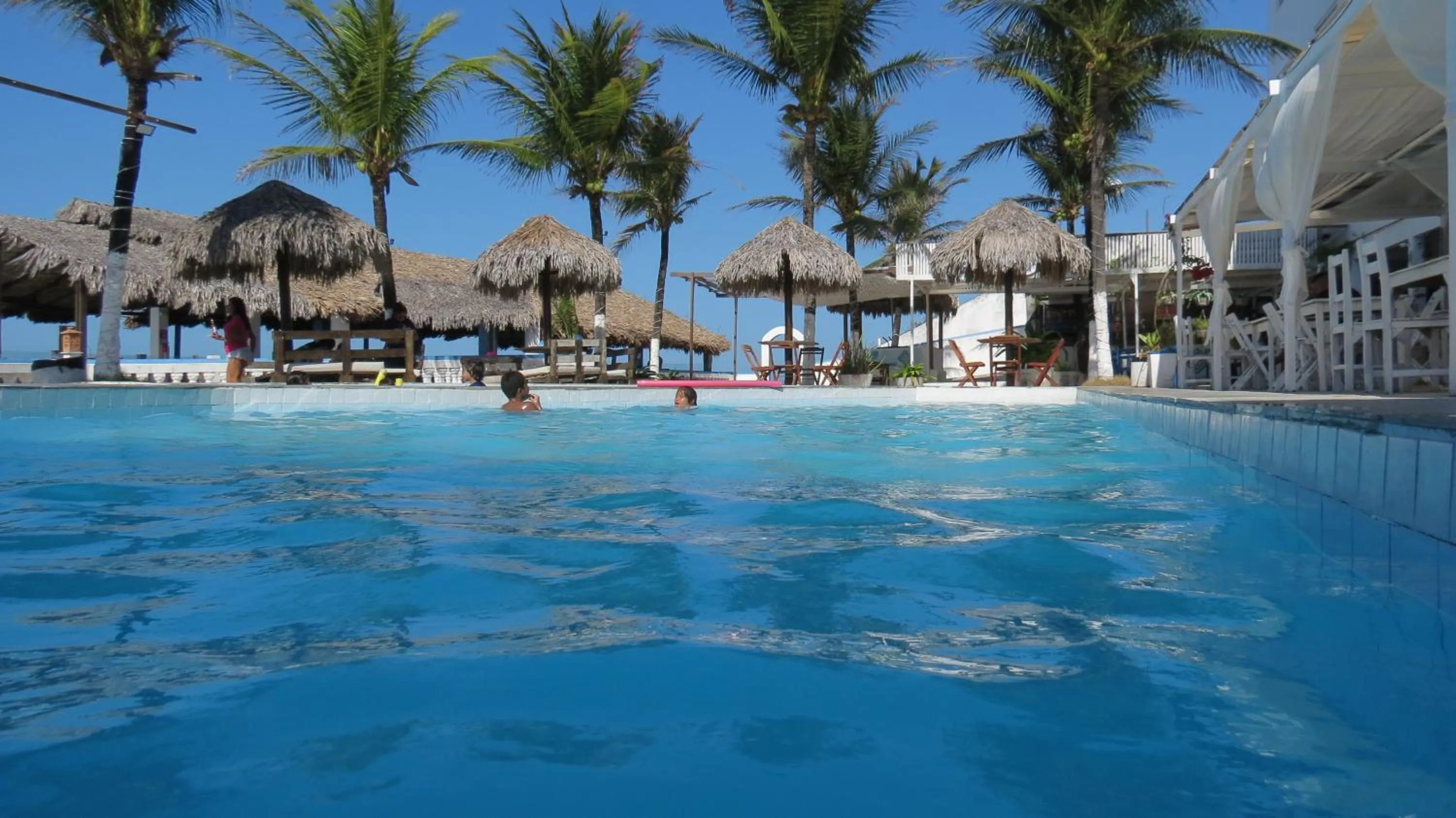 Pool view in La Suite Praia Hotel