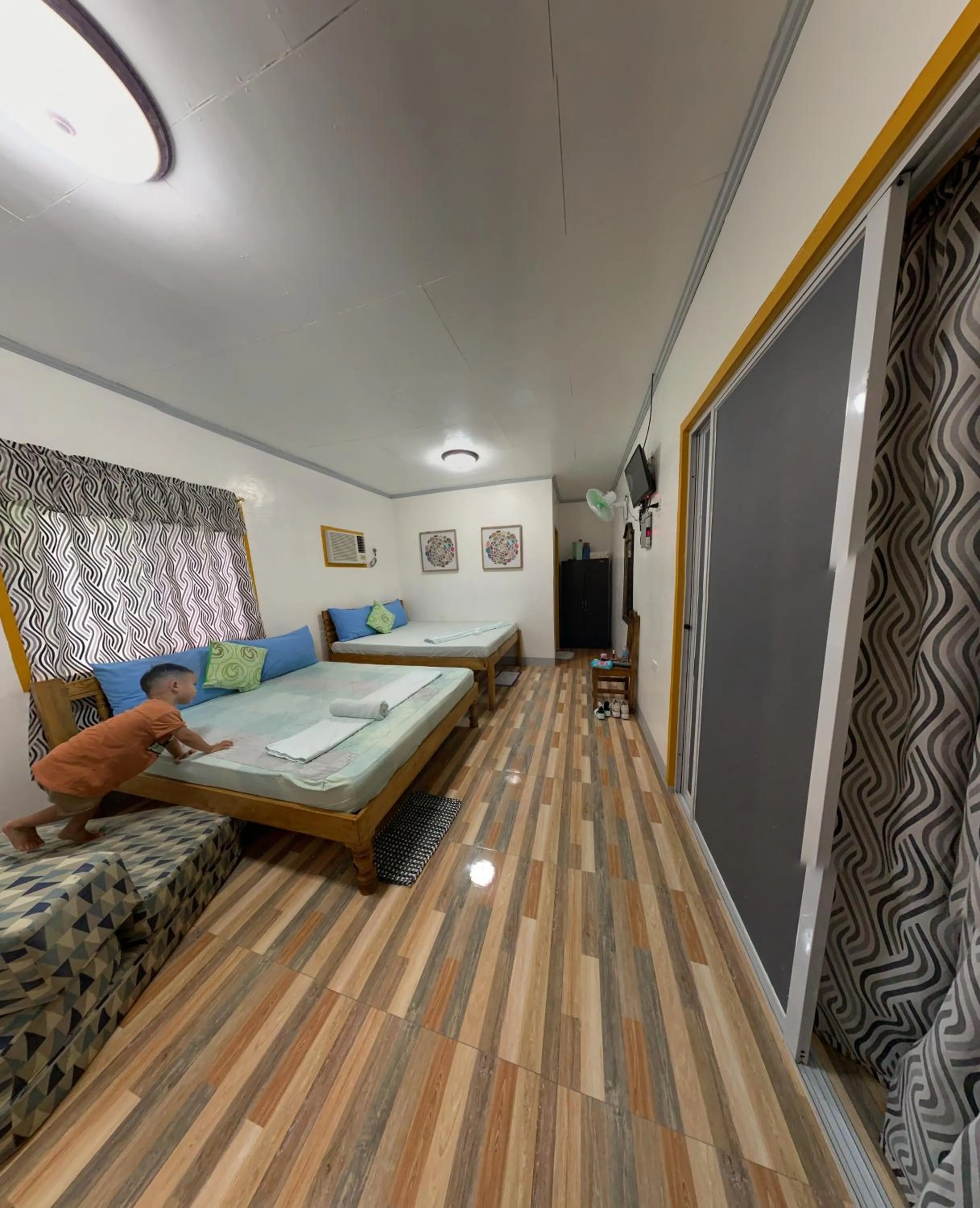 Bed in Domos Native Guest House