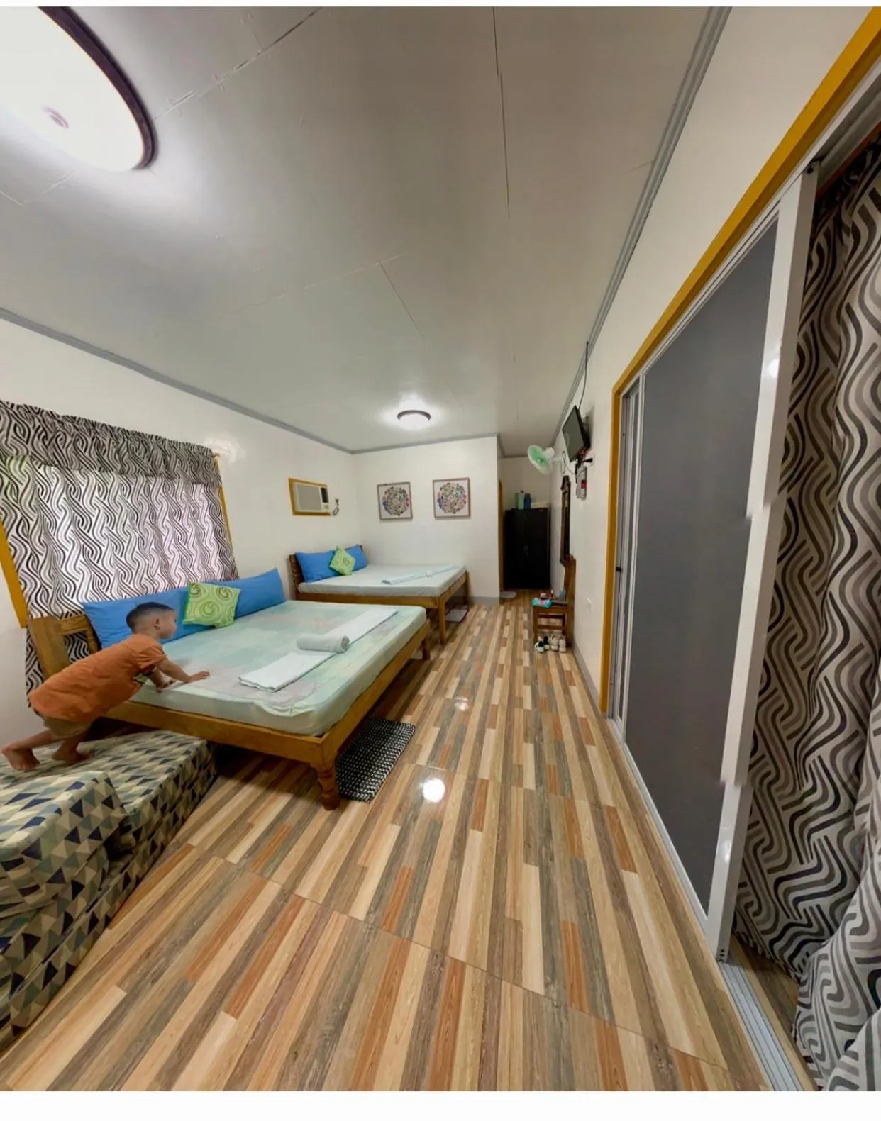 Bed in Domos Native Guest House