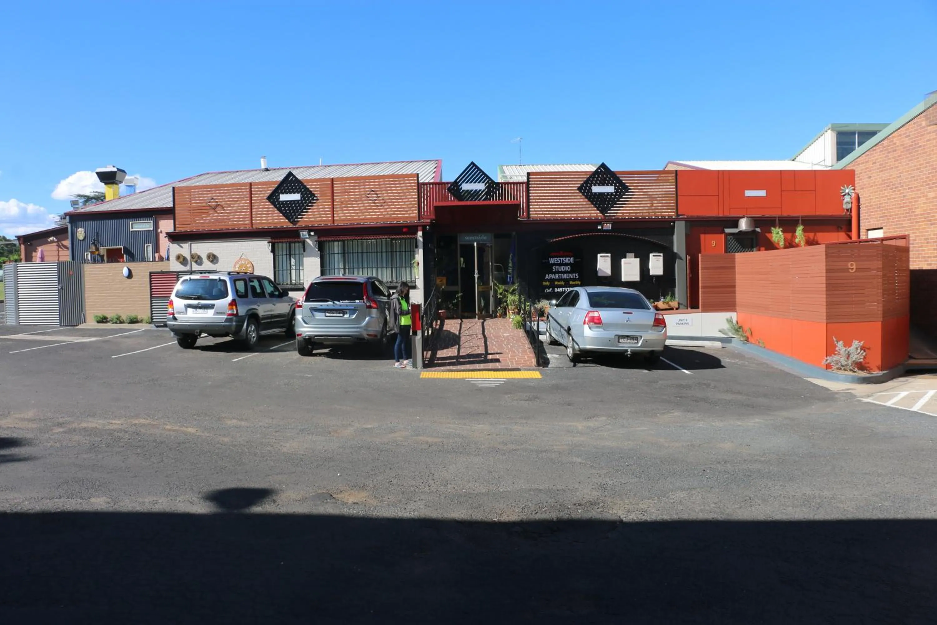 Property building in Westside Studio Apartments