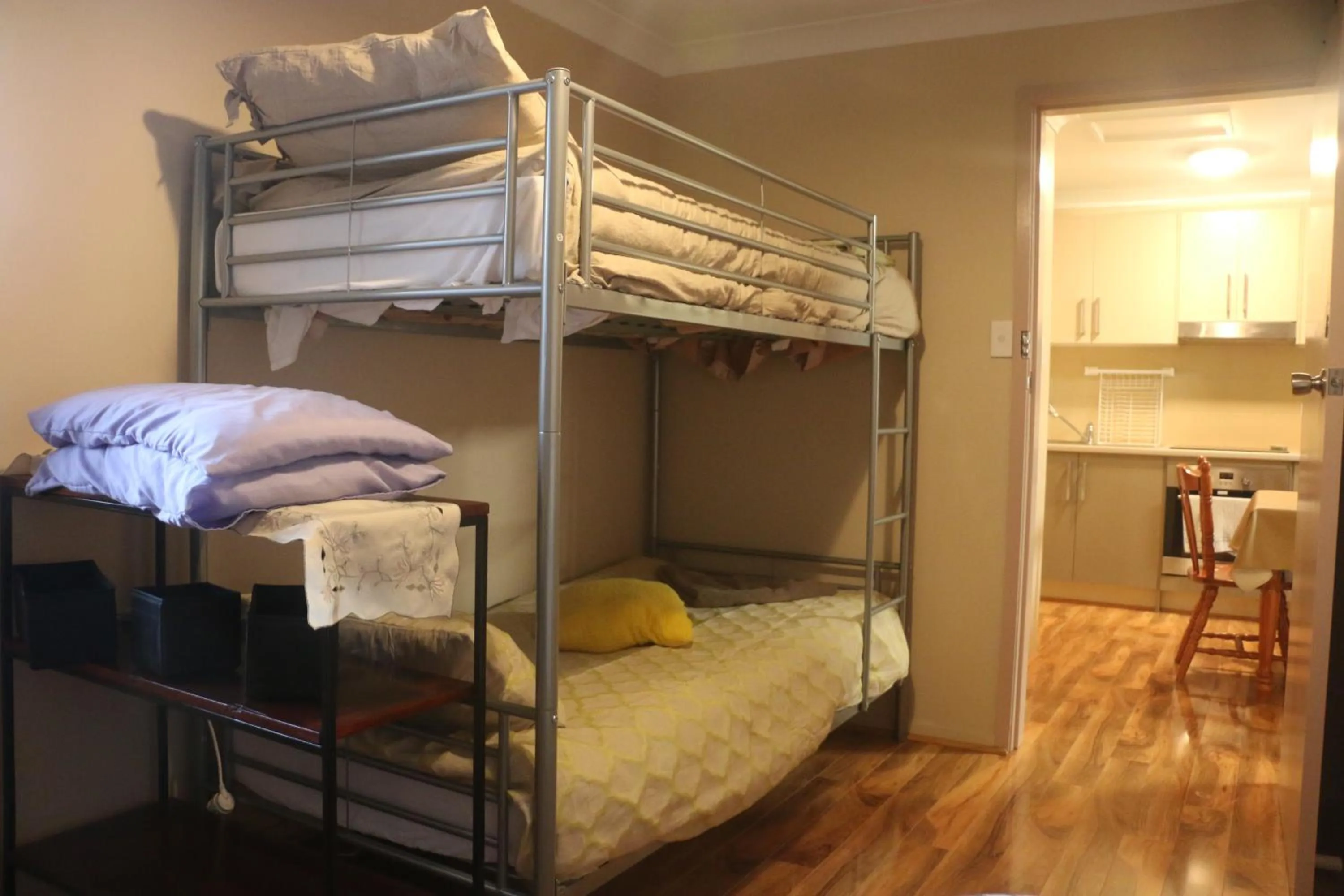 bunk bed, Bed in Westside Studio Apartments