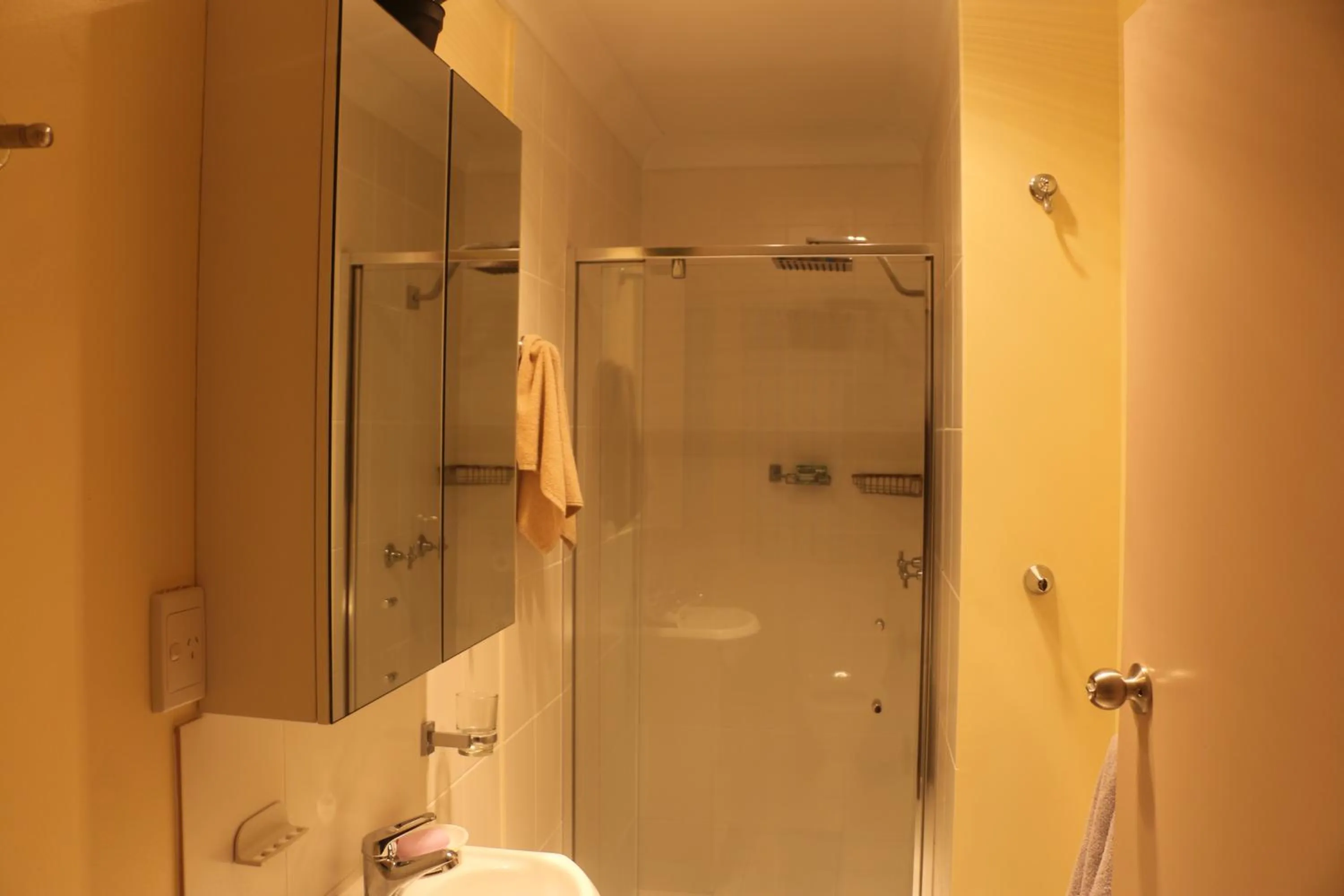 Bathroom in Westside Studio Apartments