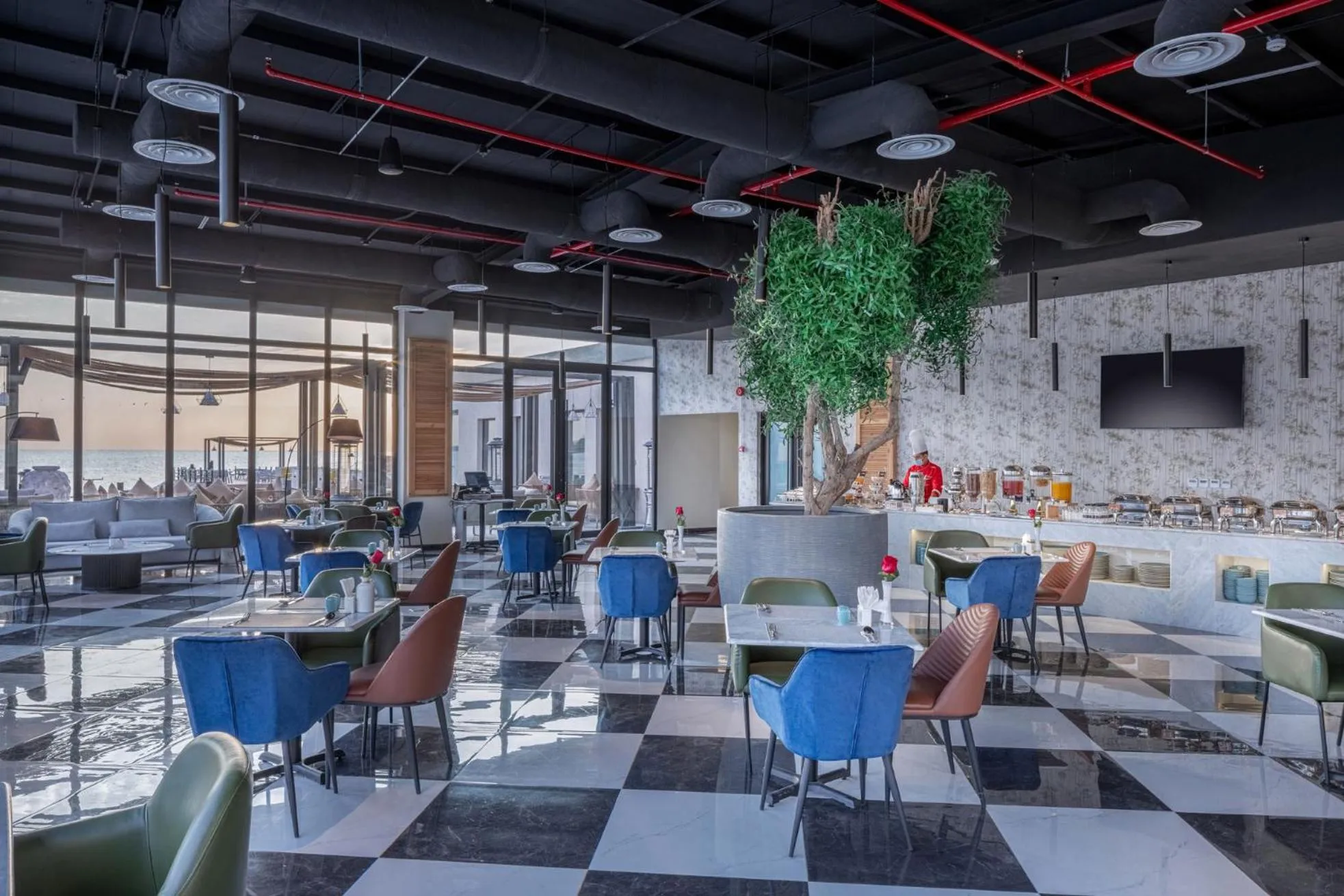 Restaurant/places to eat in Braira Al Azizya Hotel & Resort