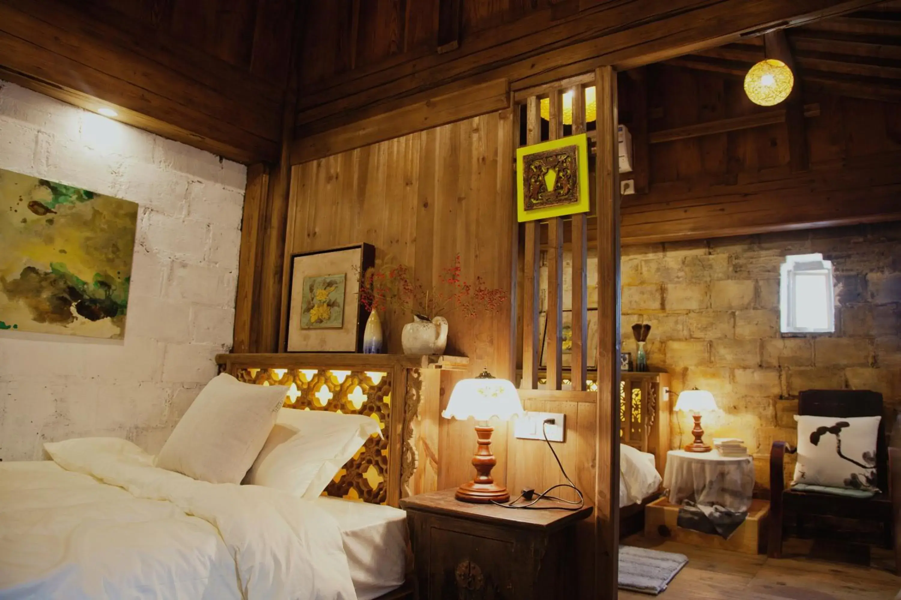 Superior Twin Room in WuYuan QiYe YanXiang Guesthouse Superior Twin Room in WuYuan QiYe YanXiang Guesthouse