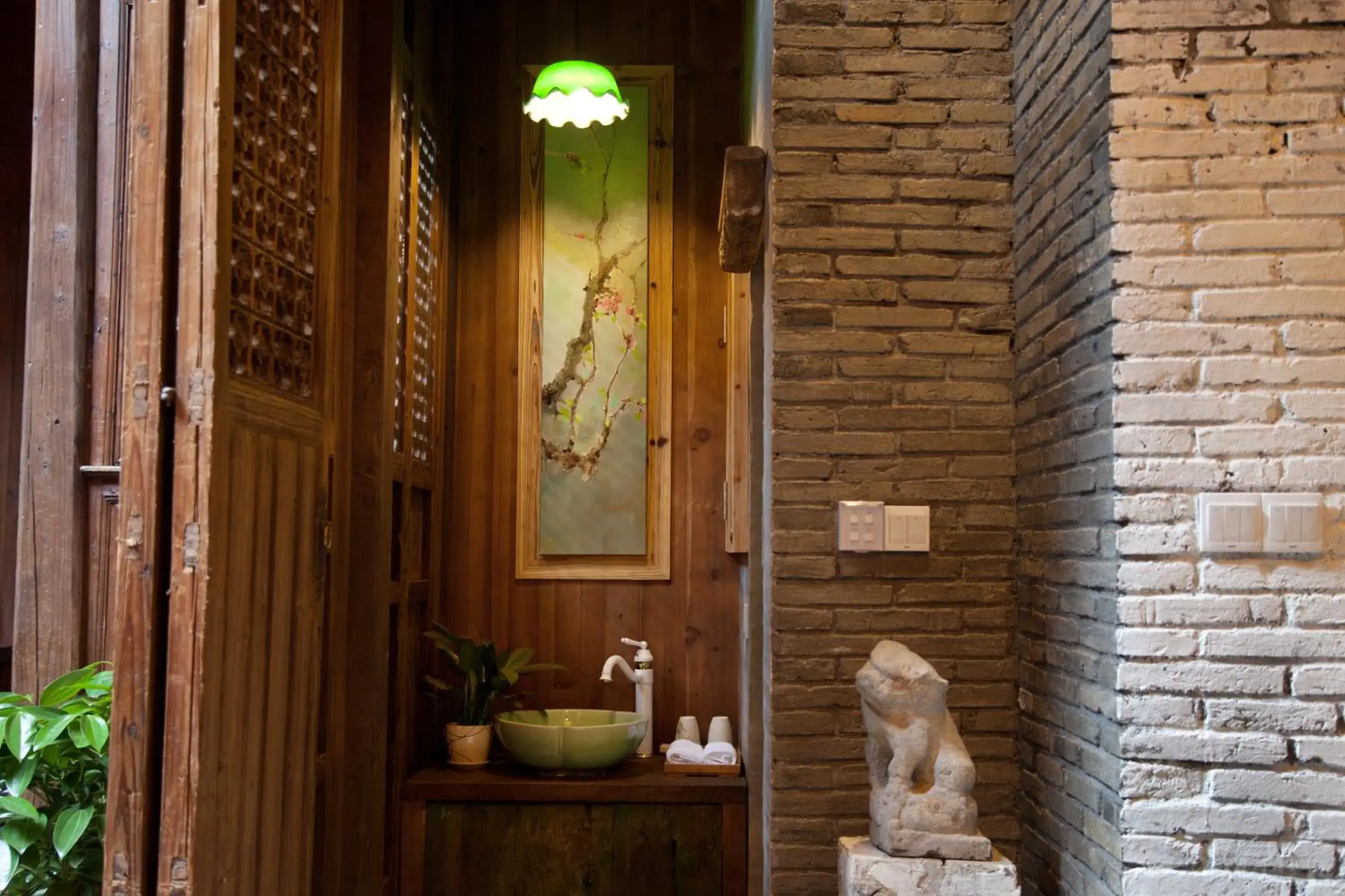 Twin Room in WuYuan QiYe YanXiang Guesthouse Twin Room in WuYuan QiYe YanXiang Guesthouse