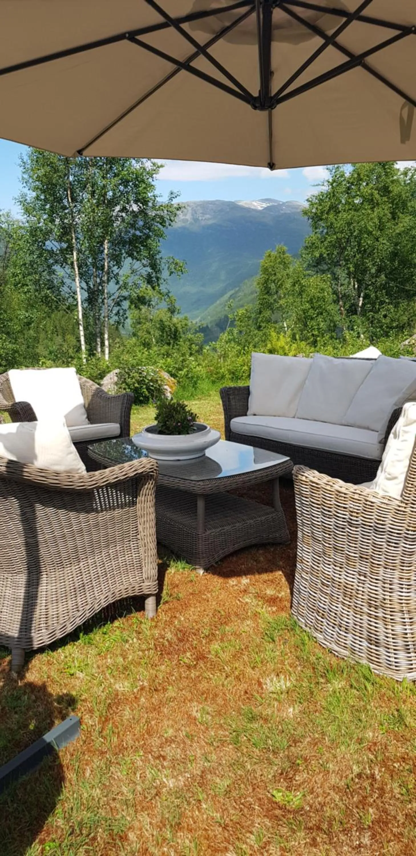 Patio in Blåtind Boutique Hotel