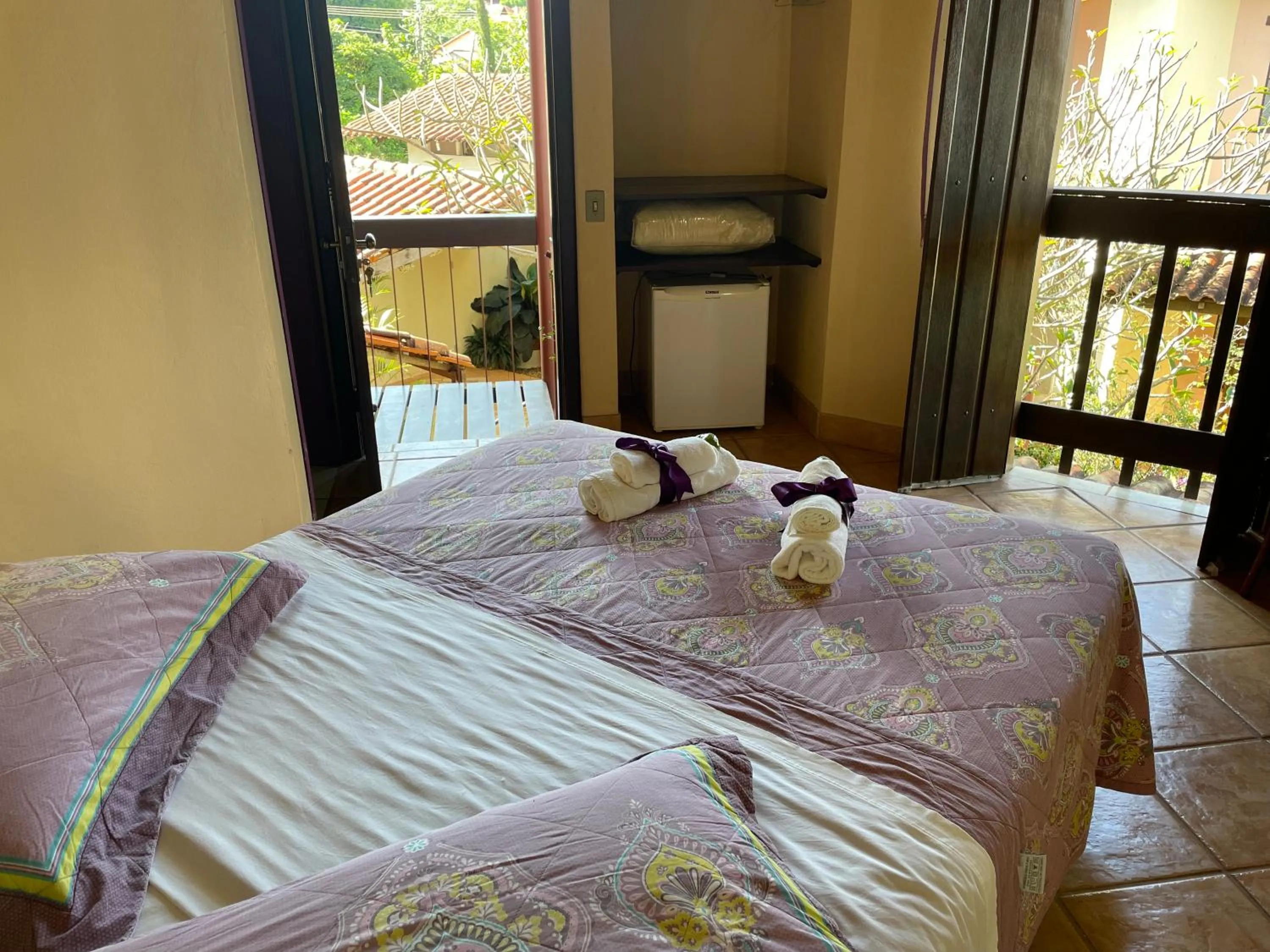 Bed in Eco Pousada Jardim do Eden