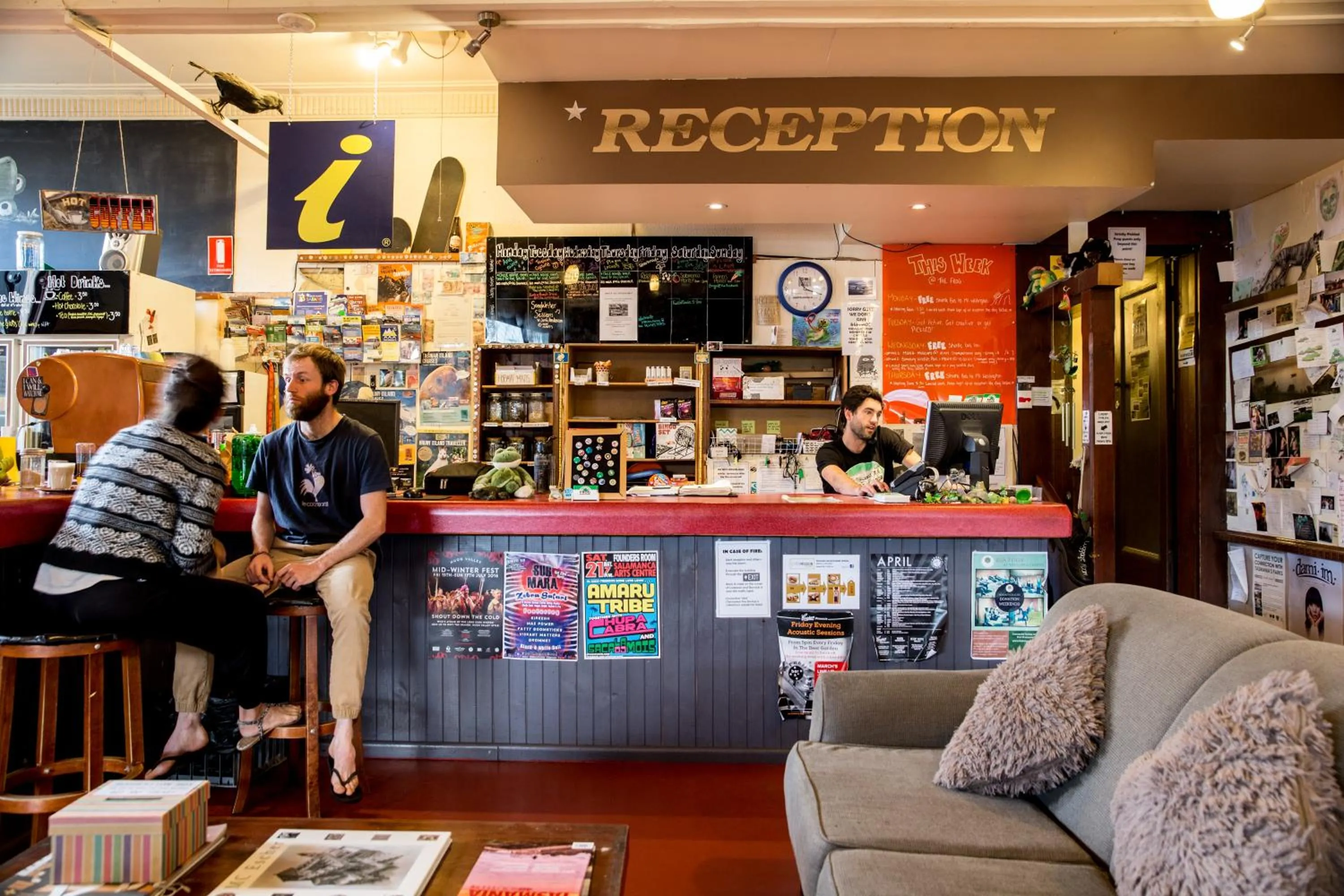 Lobby or reception in The Pickled Frog