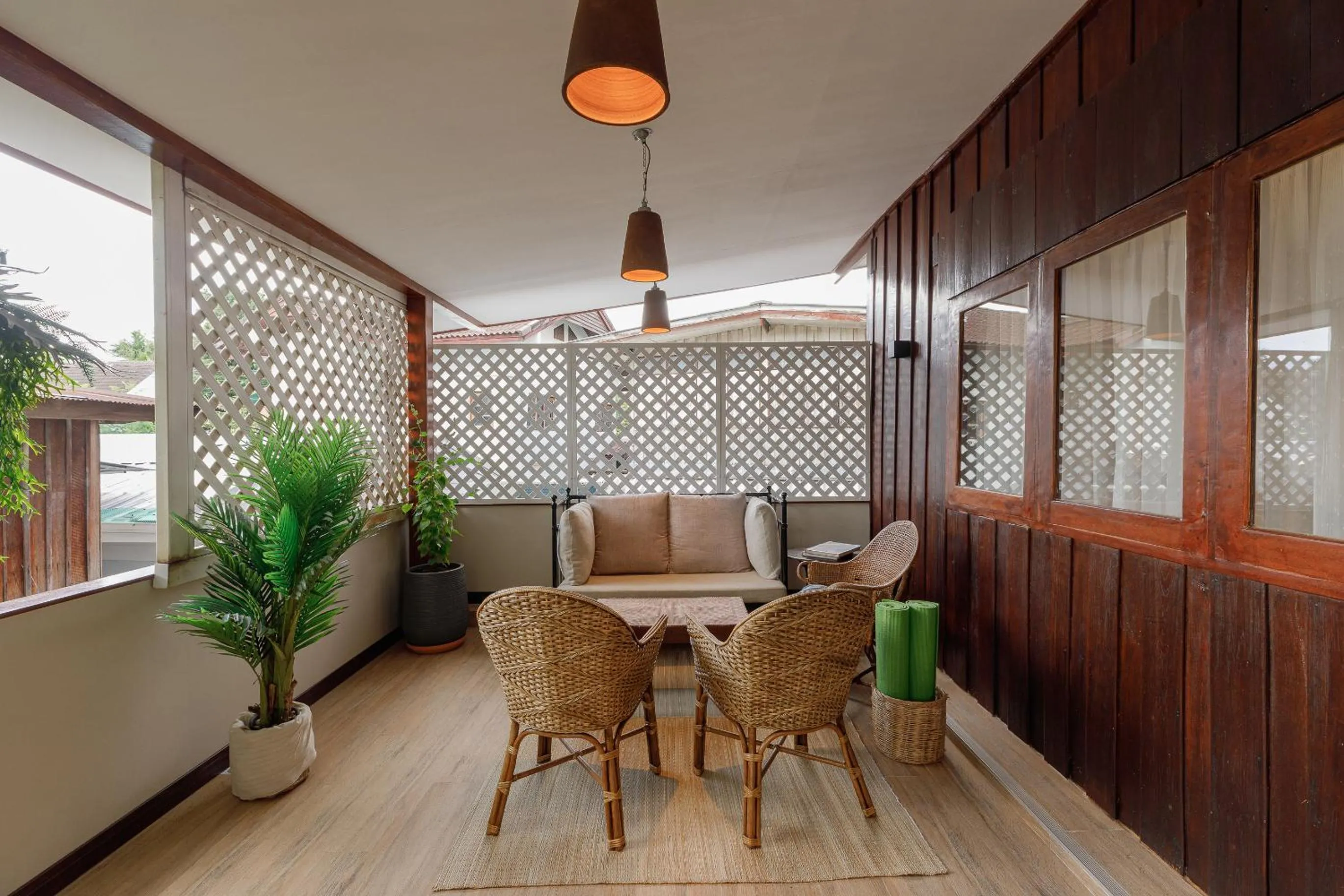 Balcony/Terrace in Le Charcoa Hotel