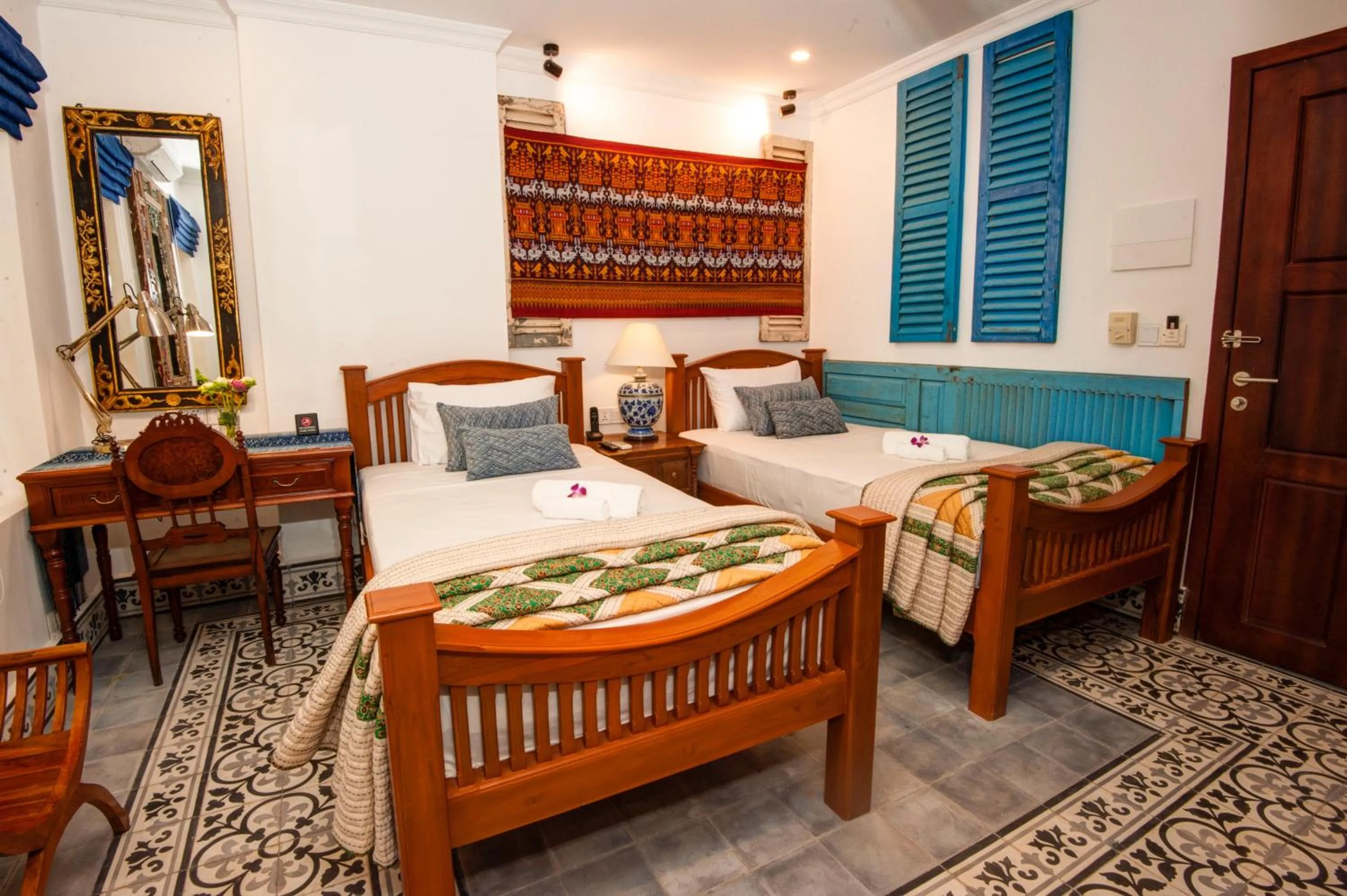 Property building, Bed in Khmer Surin Boutique Guesthouse