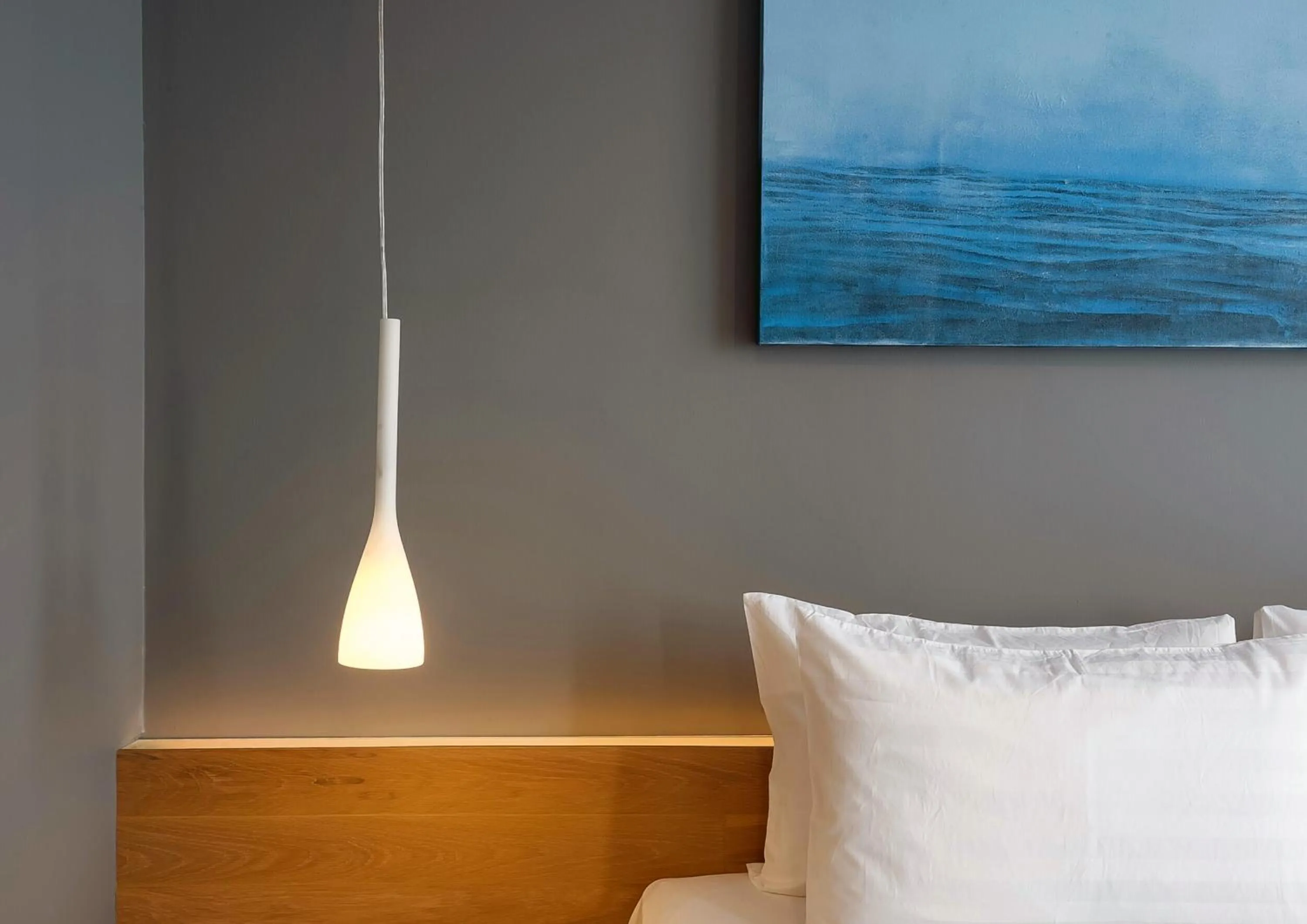 Decorative detail, Bed in Kalm Bangsaen Hotel