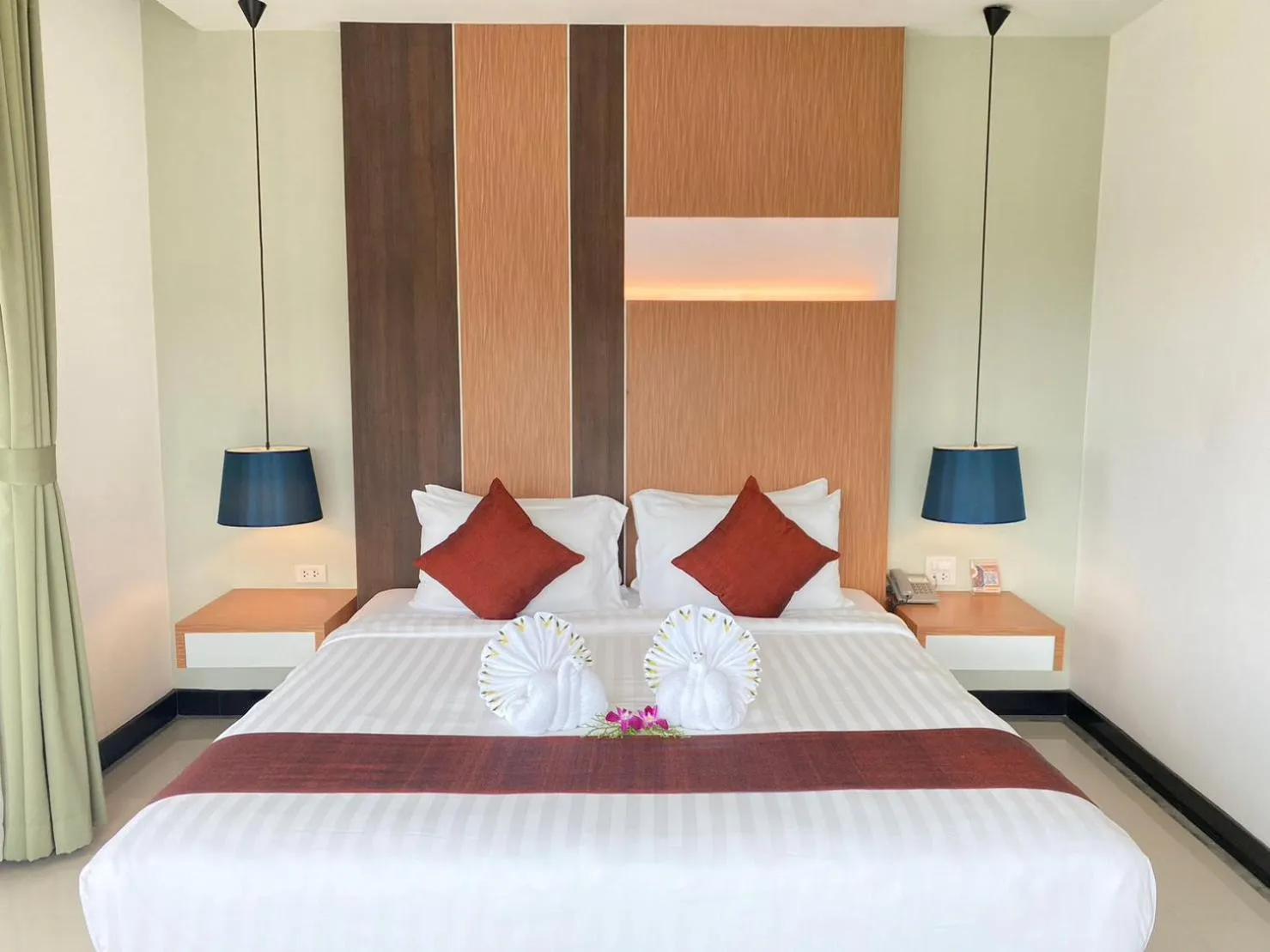 Bed in Siva Royal Hotel