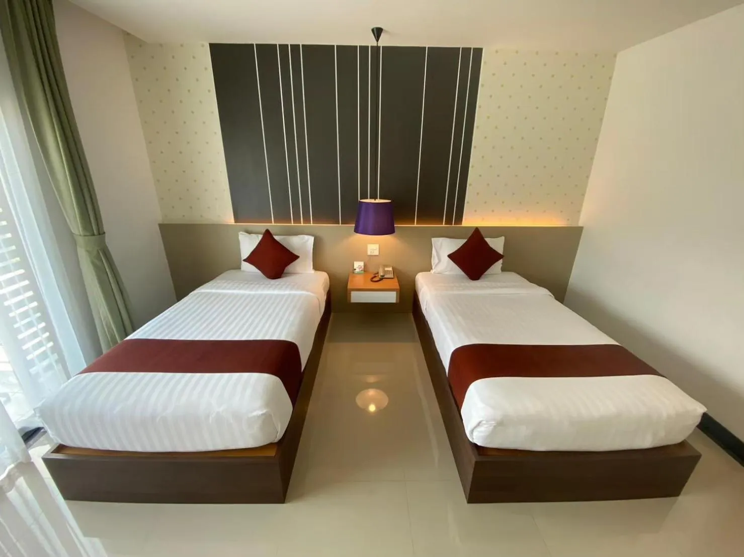 Bed in Siva Royal Hotel