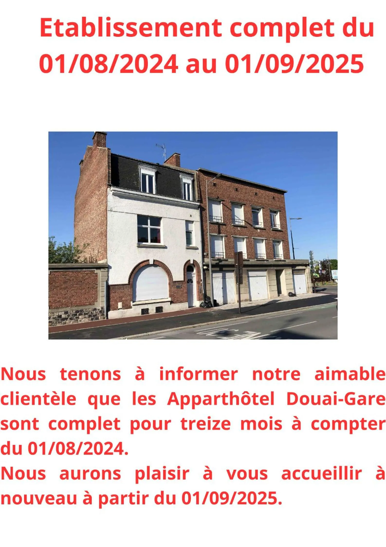 Apparthotel Douai Gare