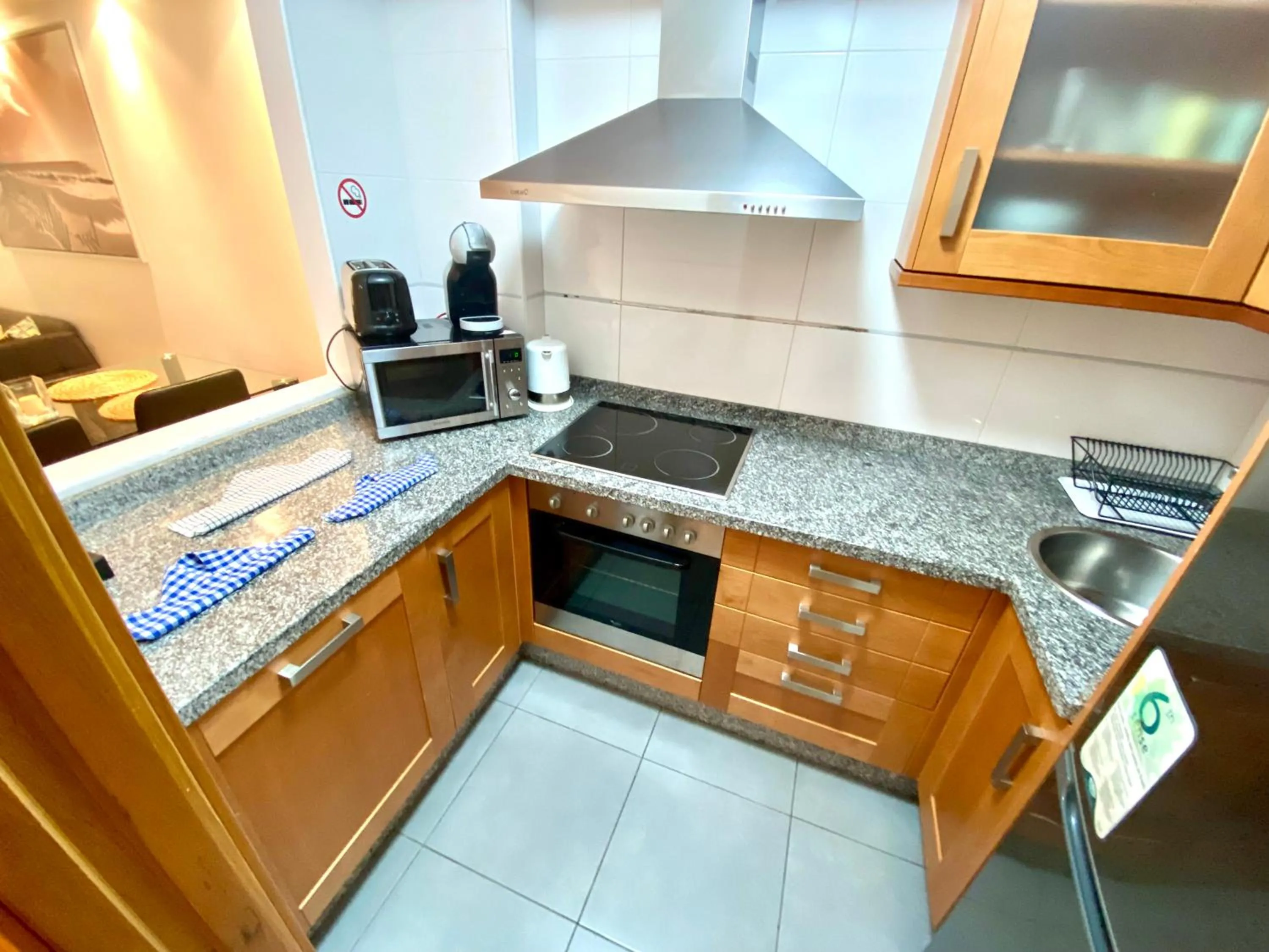 Kitchen or kitchenette in Apartamento Arrecife