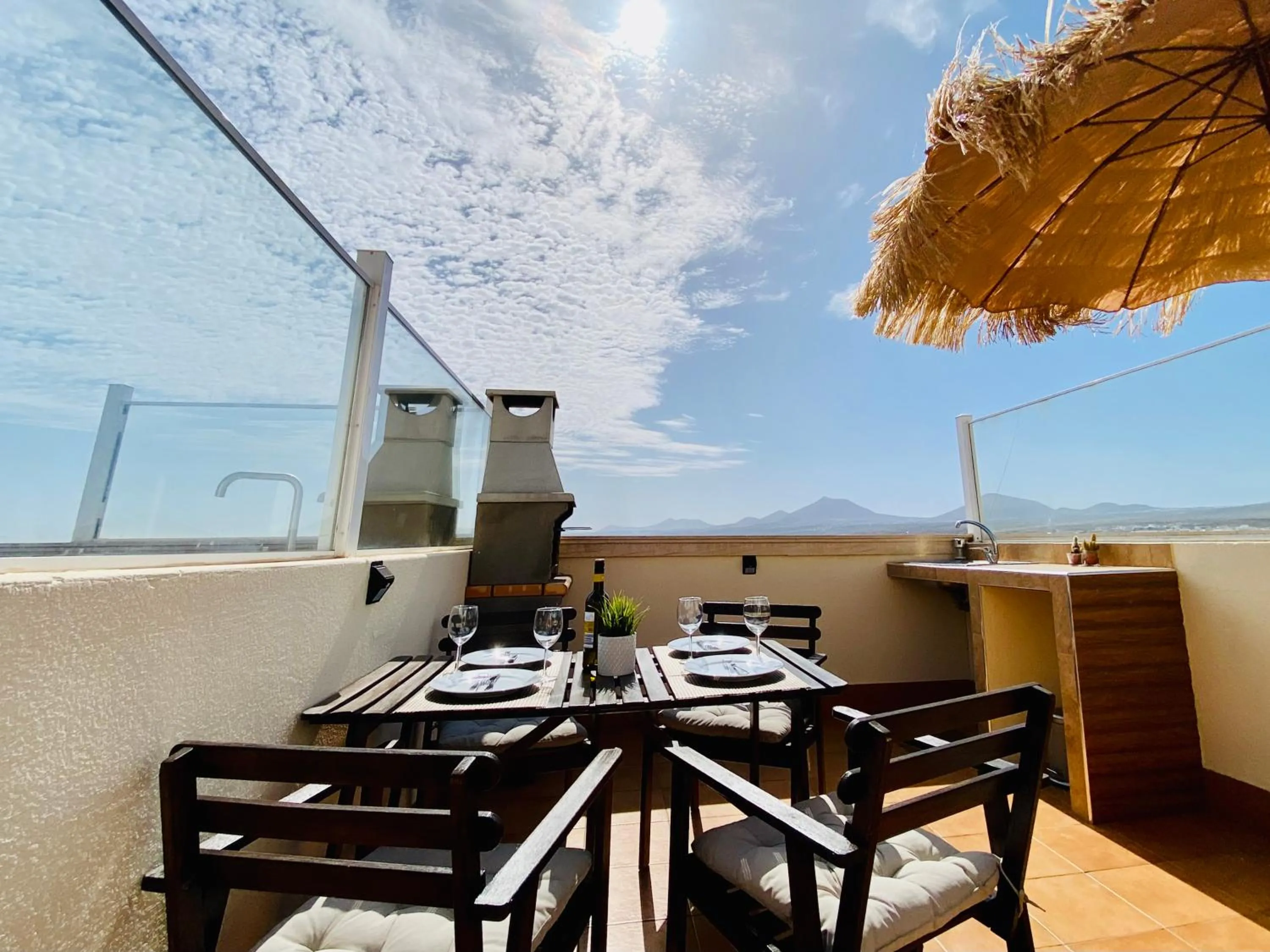 Balcony/Terrace in Apartamento Arrecife