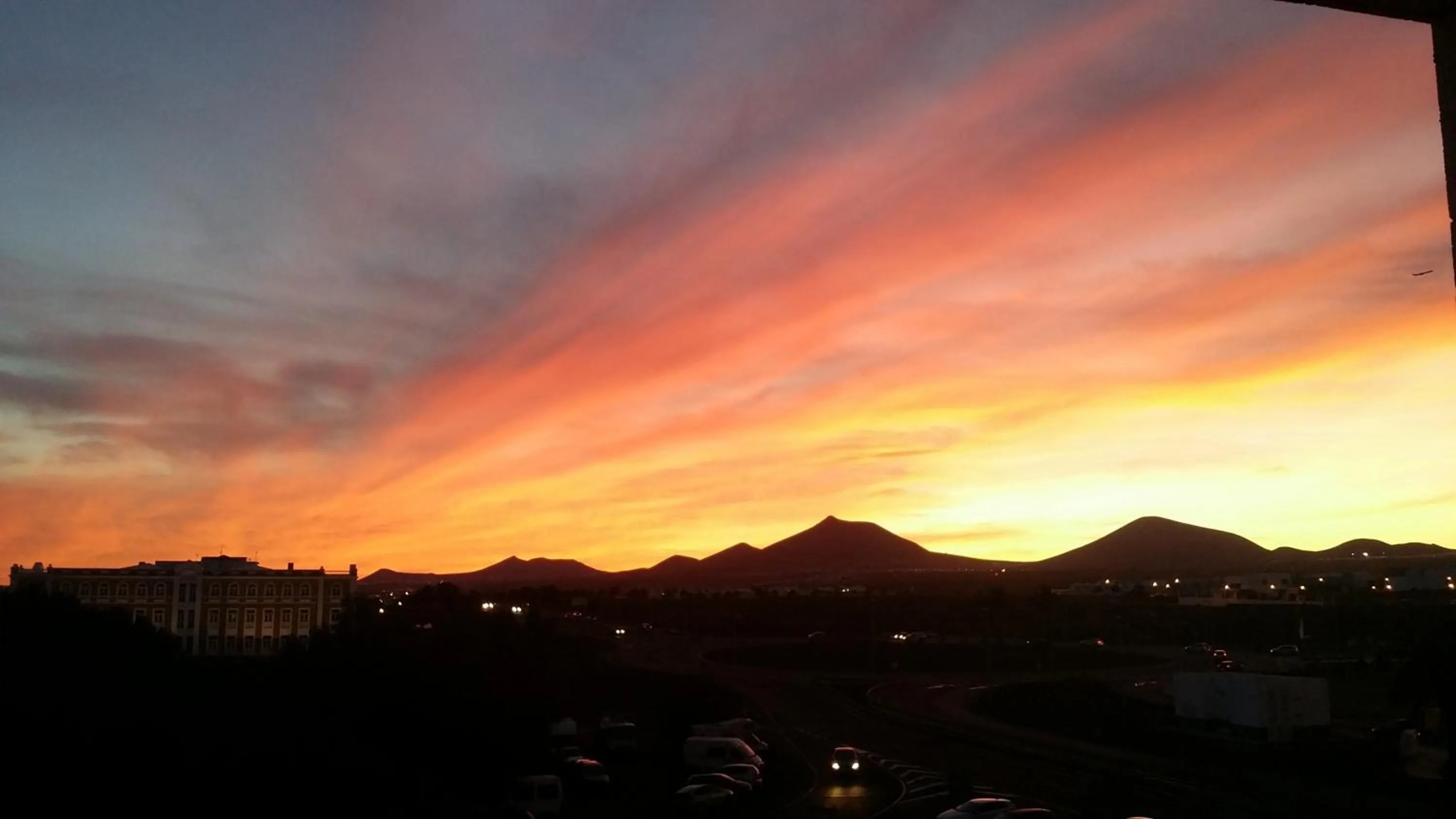 Sunset in Apartamento Arrecife
