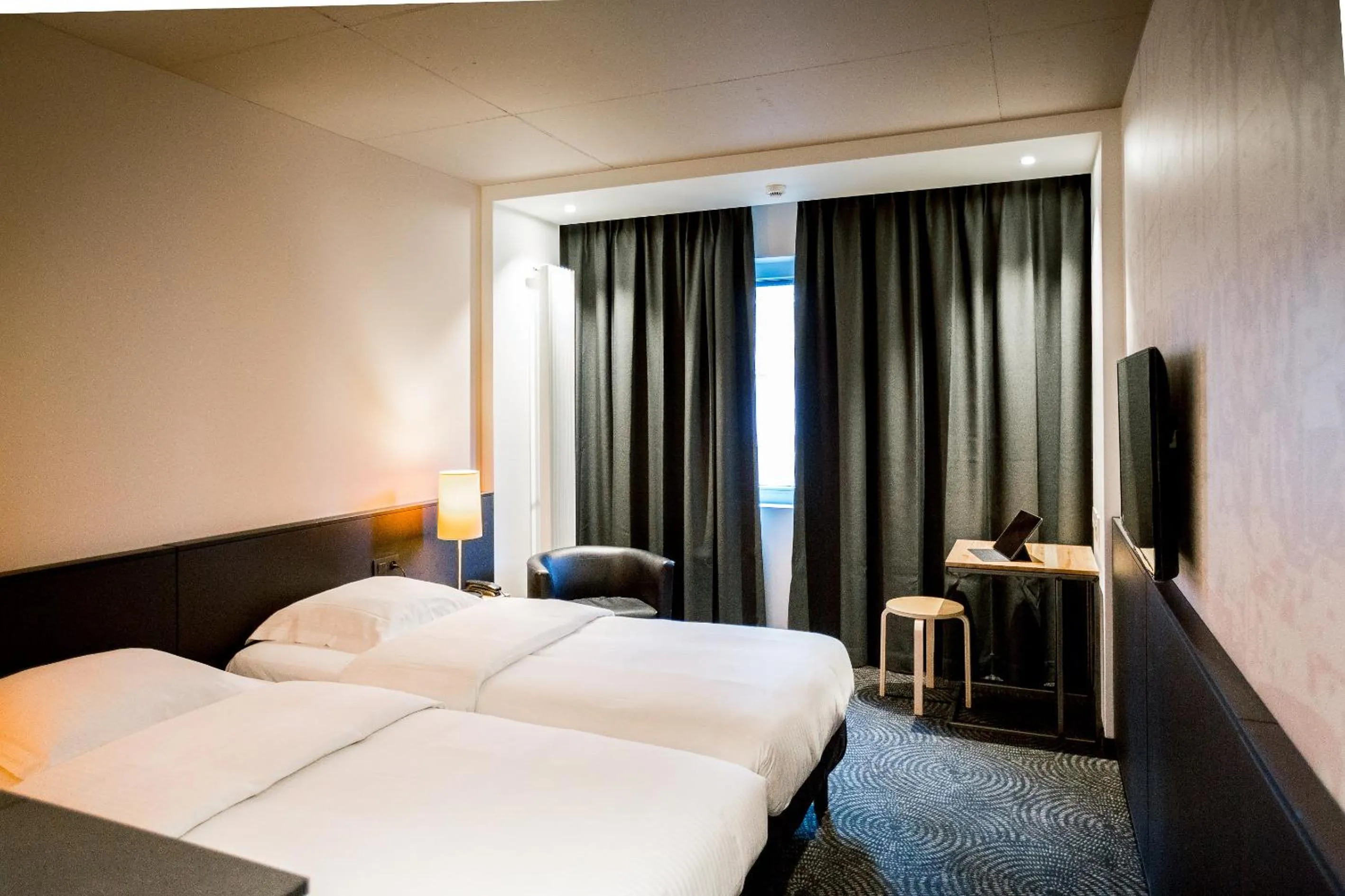 Bedroom, Bed in Hotel Van Belle