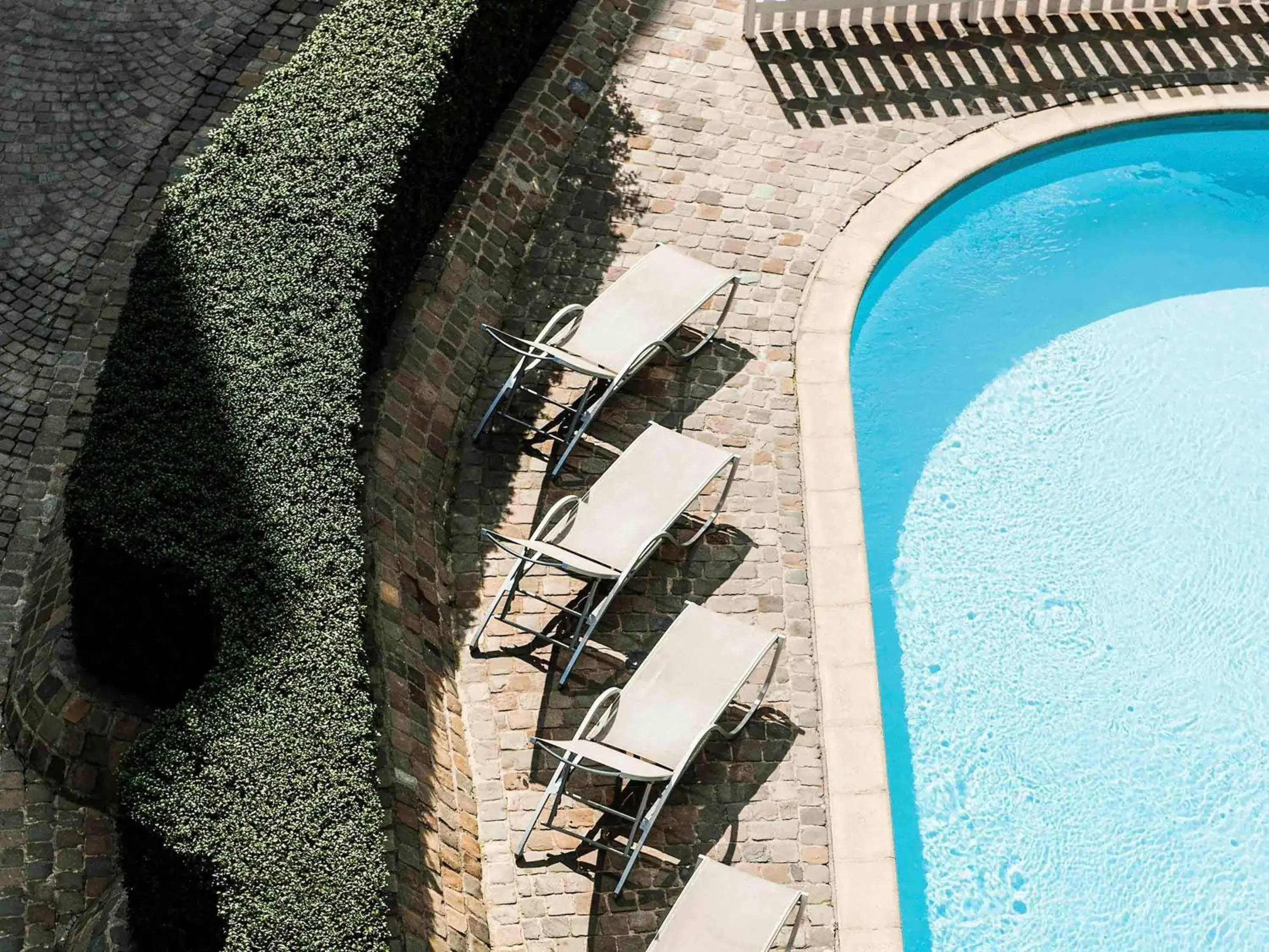 Pool view in Novotel Gent Centrum Pool view in Novotel Gent Centrum