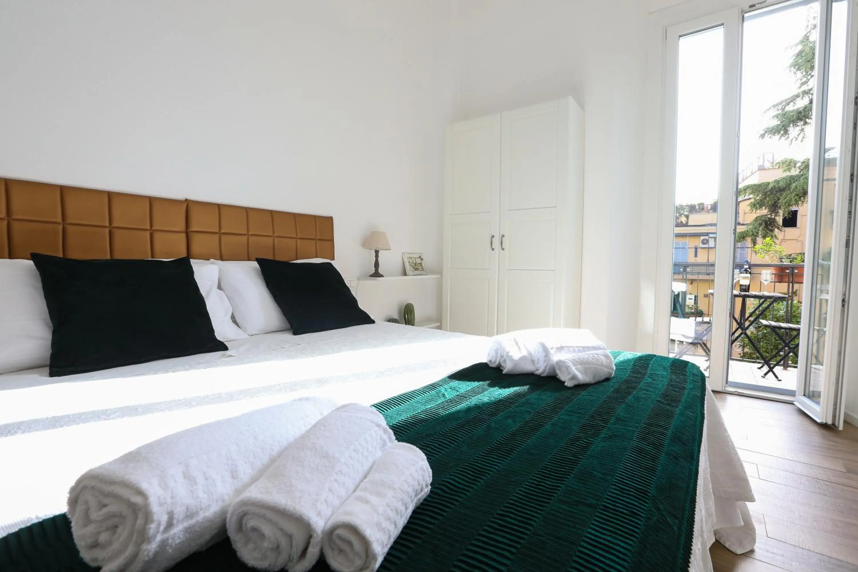 Bed in Vatican Garden Rooms