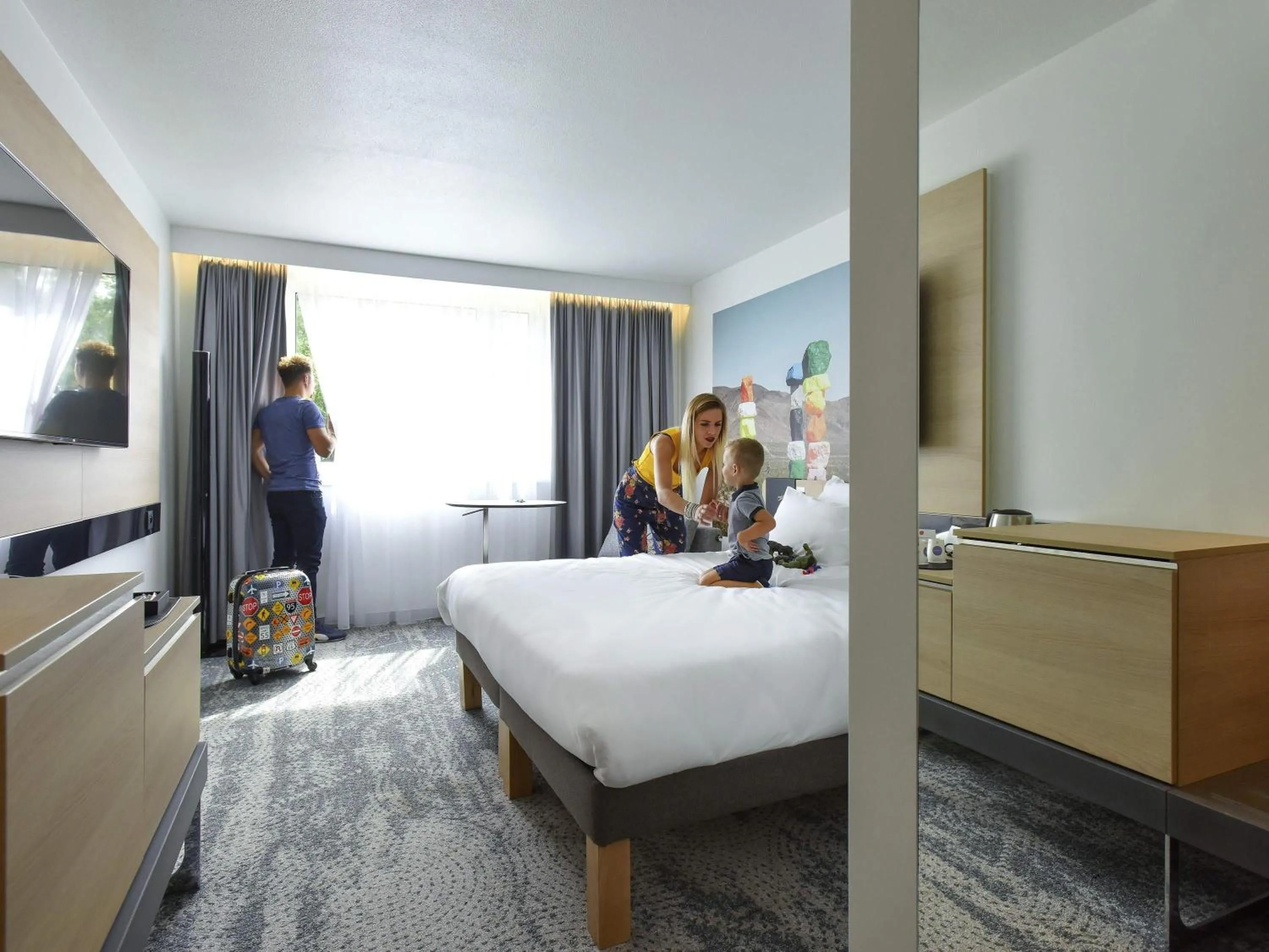 Bedroom, Bed in Novotel Wavre Brussels East