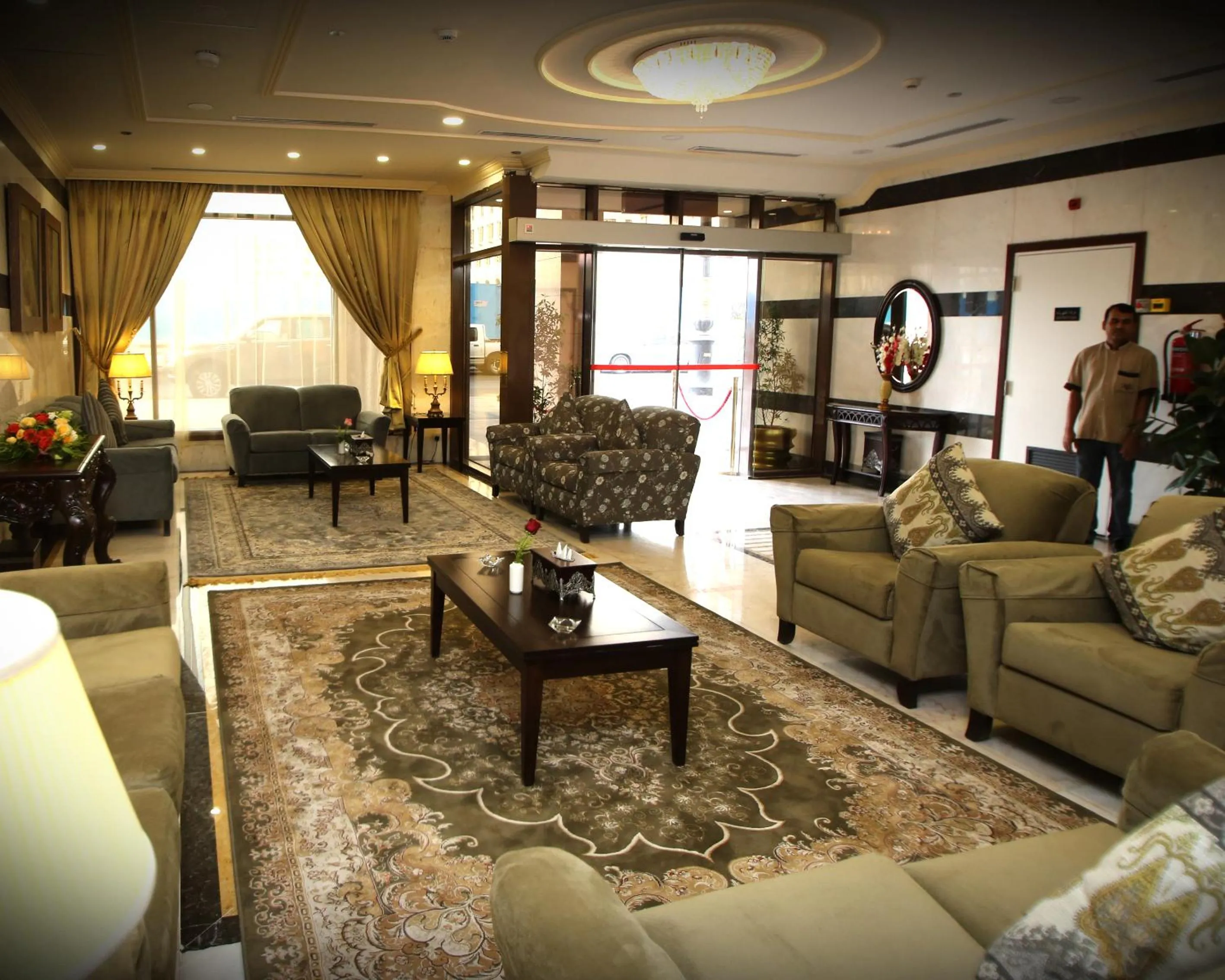 Lobby or reception in Al Aqeeq Al Rawda Hotel by Abu Al Joud