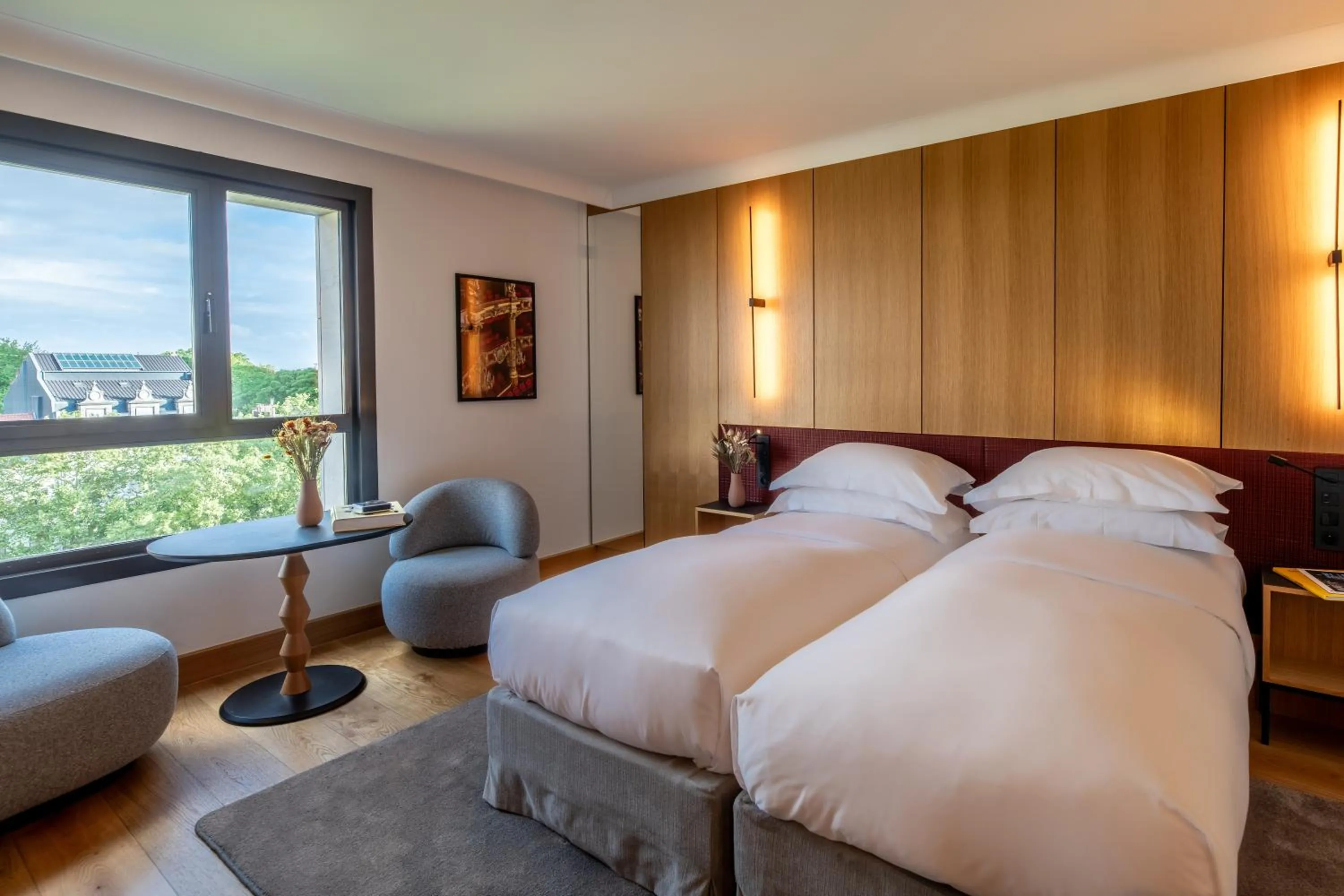 Bed in Le Louise Hotel Brussels - MGallery Collection