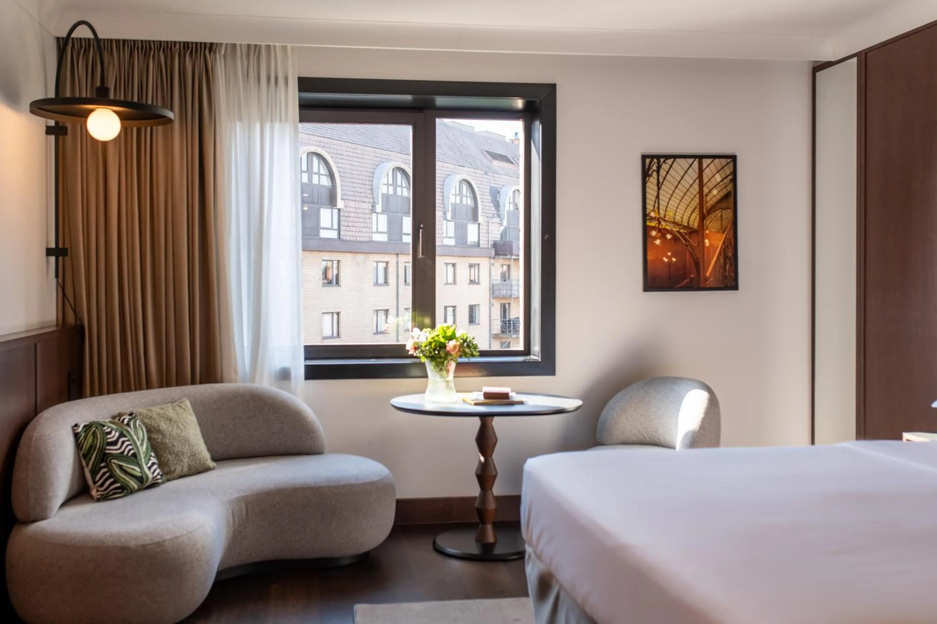 Bed in Le Louise Hotel Brussels - MGallery Collection