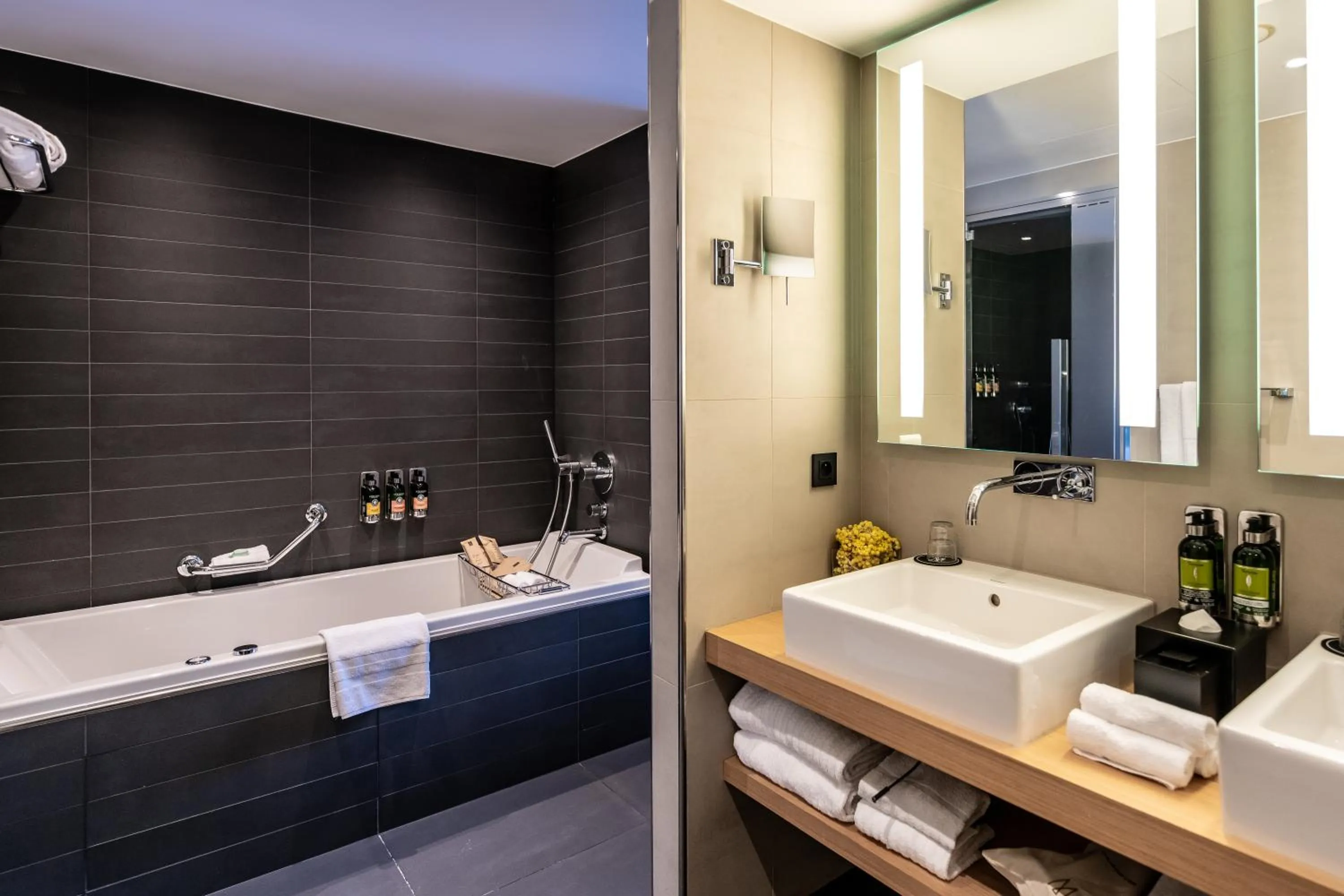 Bathroom in Le Louise Hotel Brussels - MGallery Collection