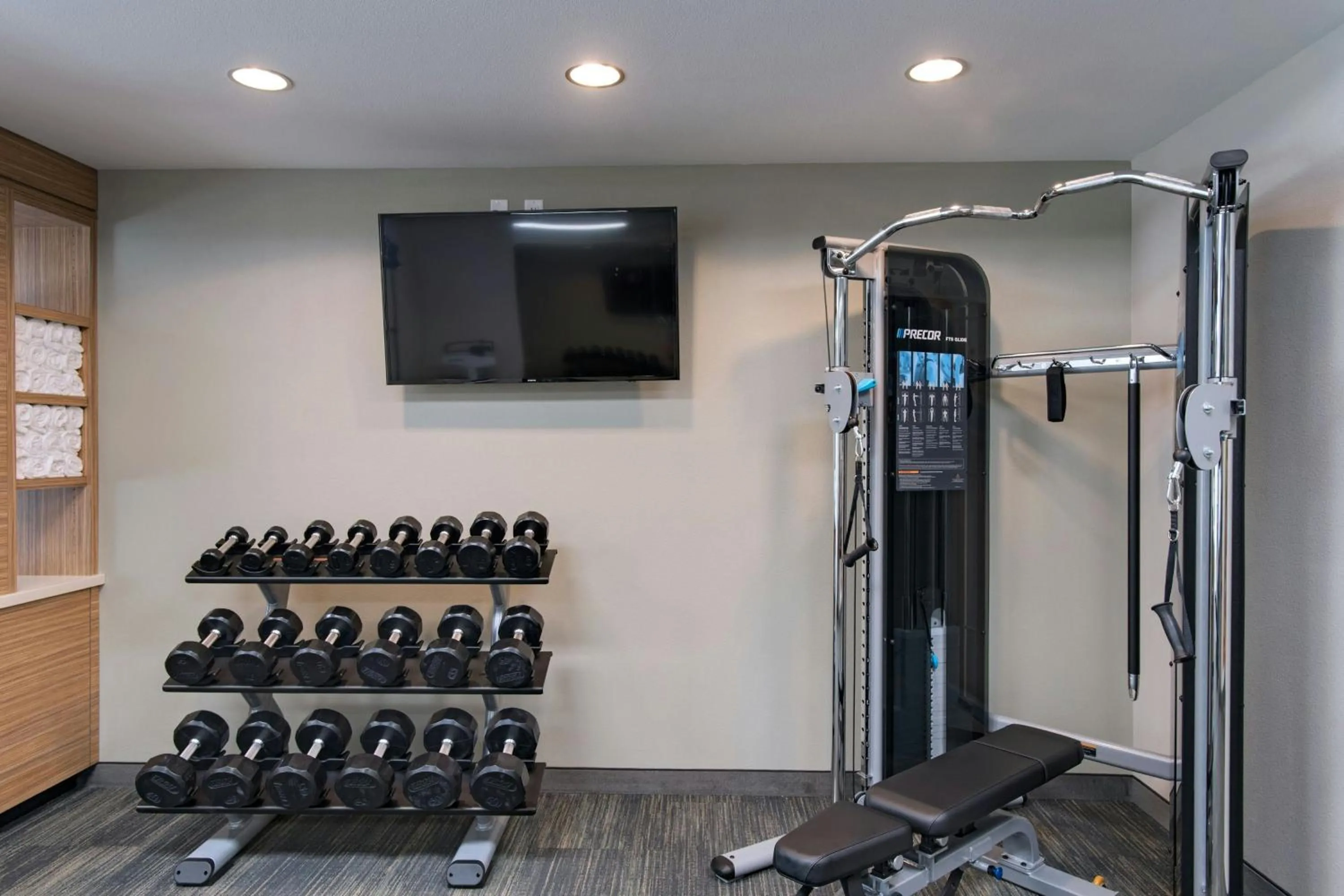 Fitness centre/facilities in TownePlace Suites by Marriott Lakeland