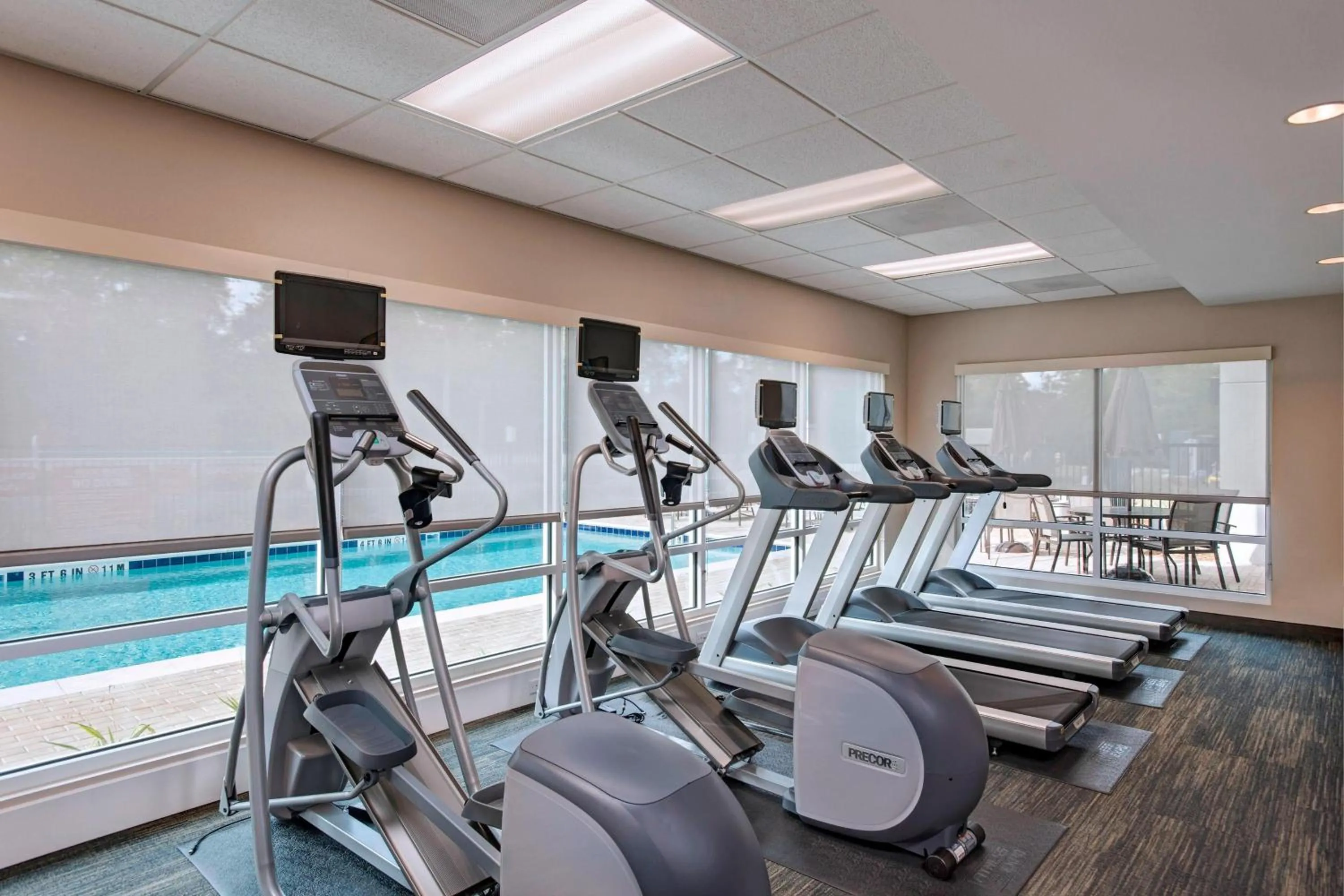 Fitness centre/facilities in TownePlace Suites by Marriott Lakeland