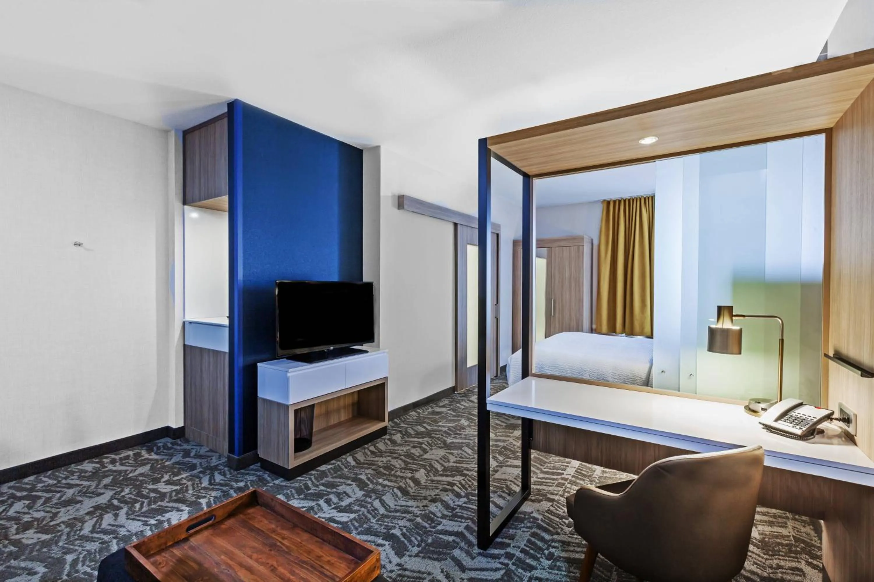Bedroom, Bed in SpringHill Suites by Marriott Tulsa at Tulsa Hills