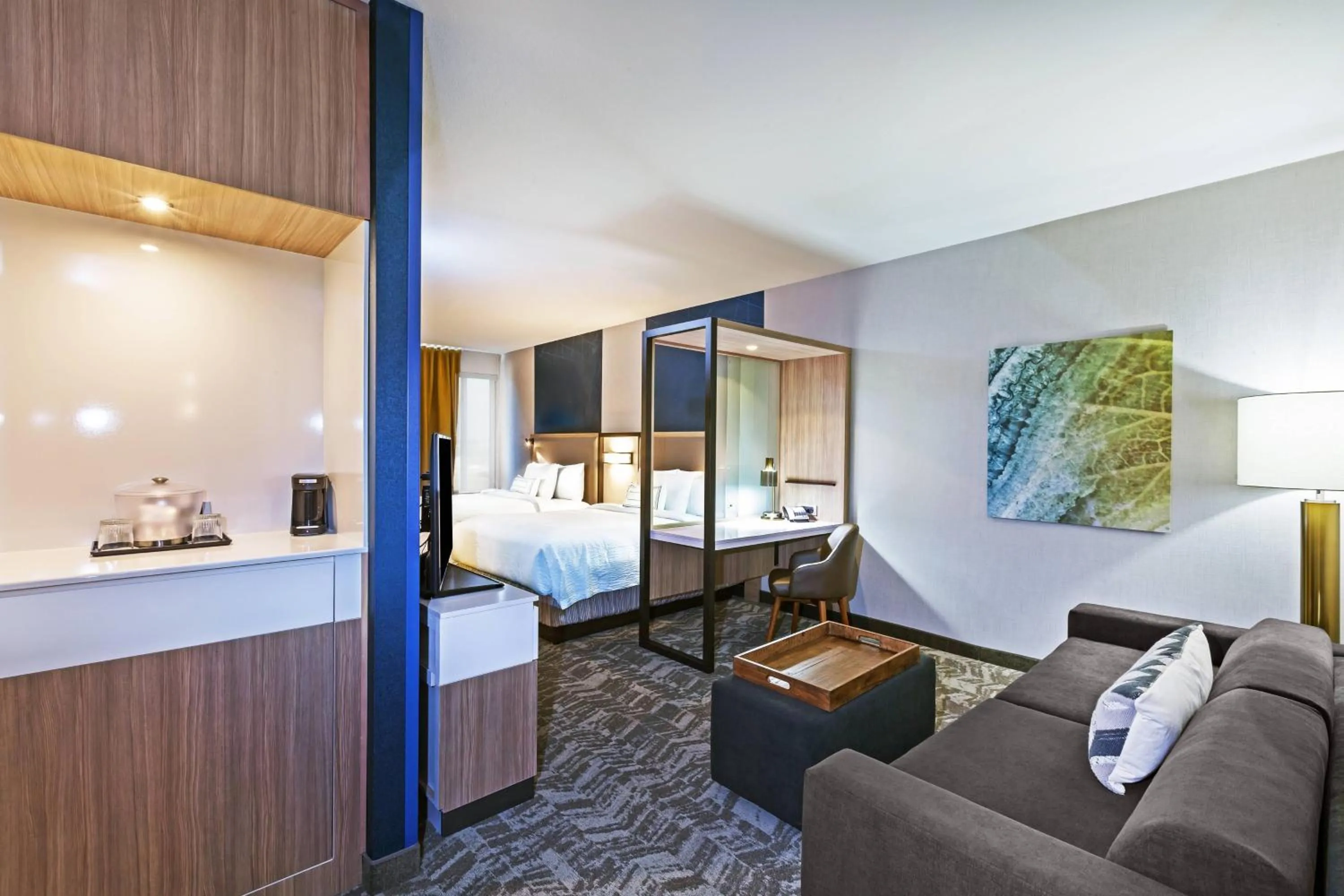 Bedroom, Bed in SpringHill Suites by Marriott Tulsa at Tulsa Hills