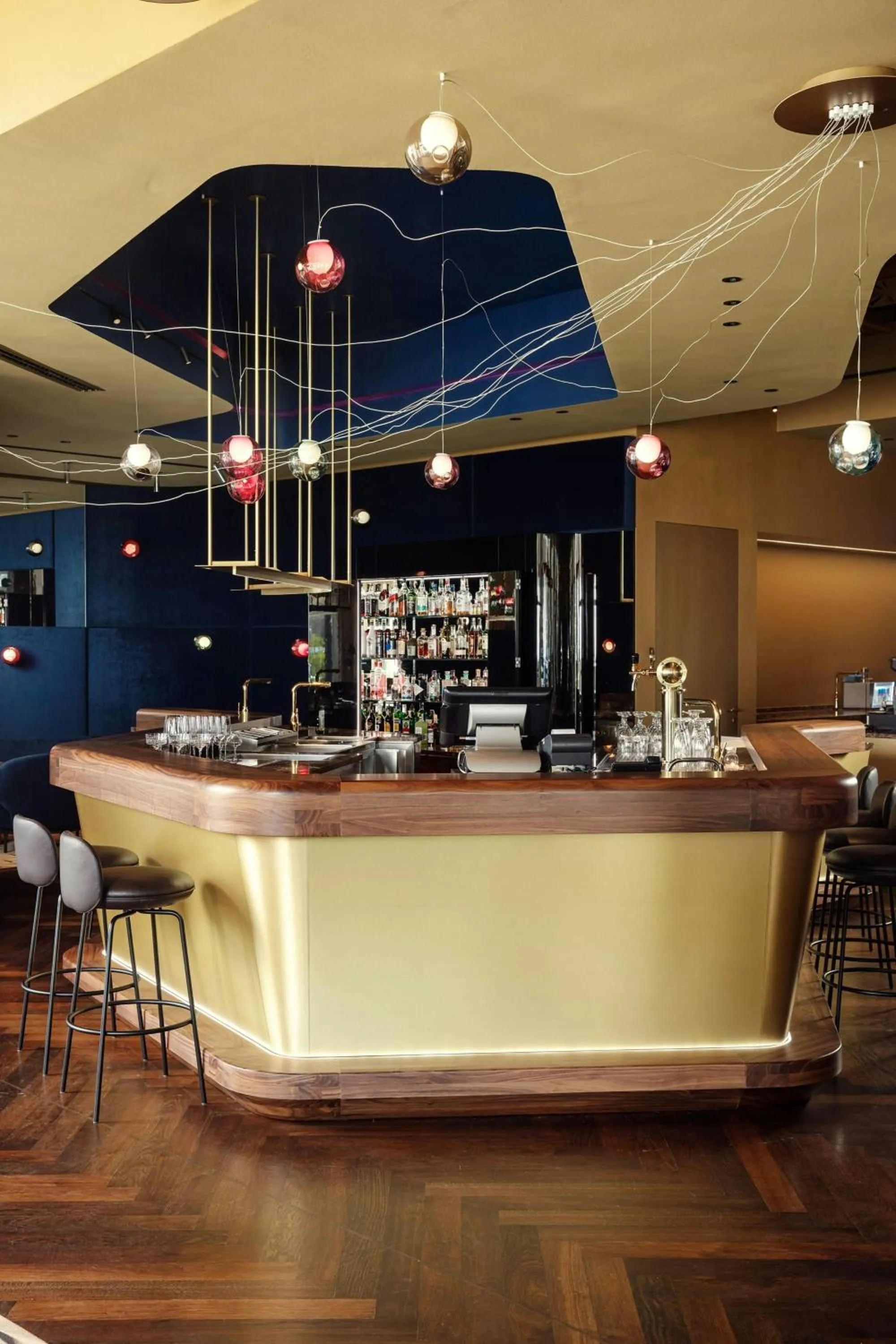 Lounge or bar in Courtyard by Marriott Brno