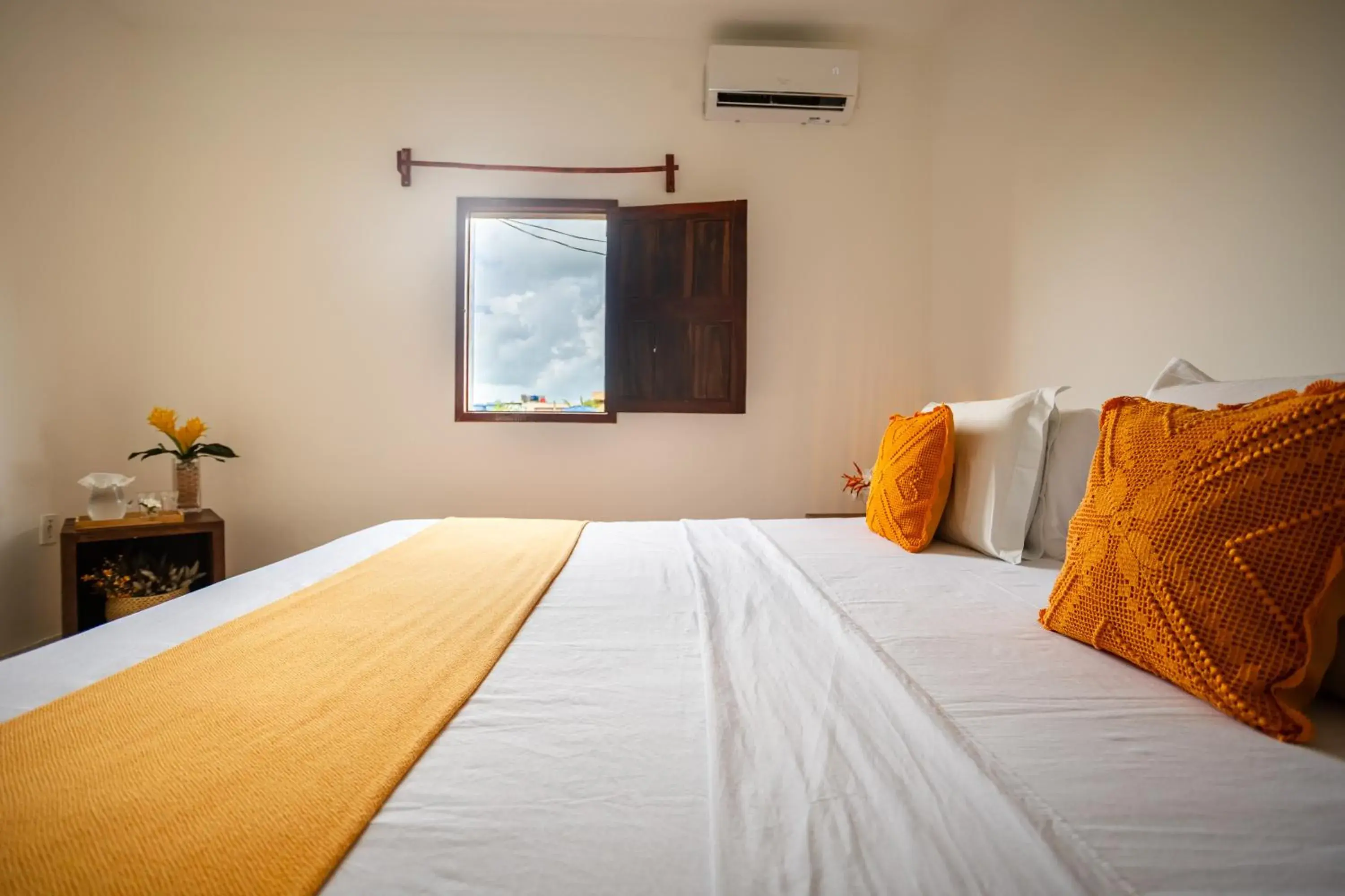 Bed in Hotel Maré Mansa Bed in Hotel Maré Mansa