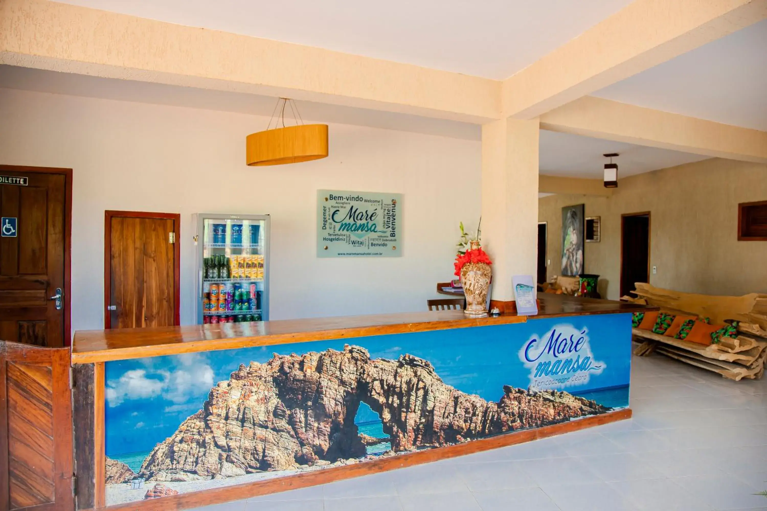 Lobby or reception in Hotel Maré Mansa Lobby or reception in Hotel Maré Mansa