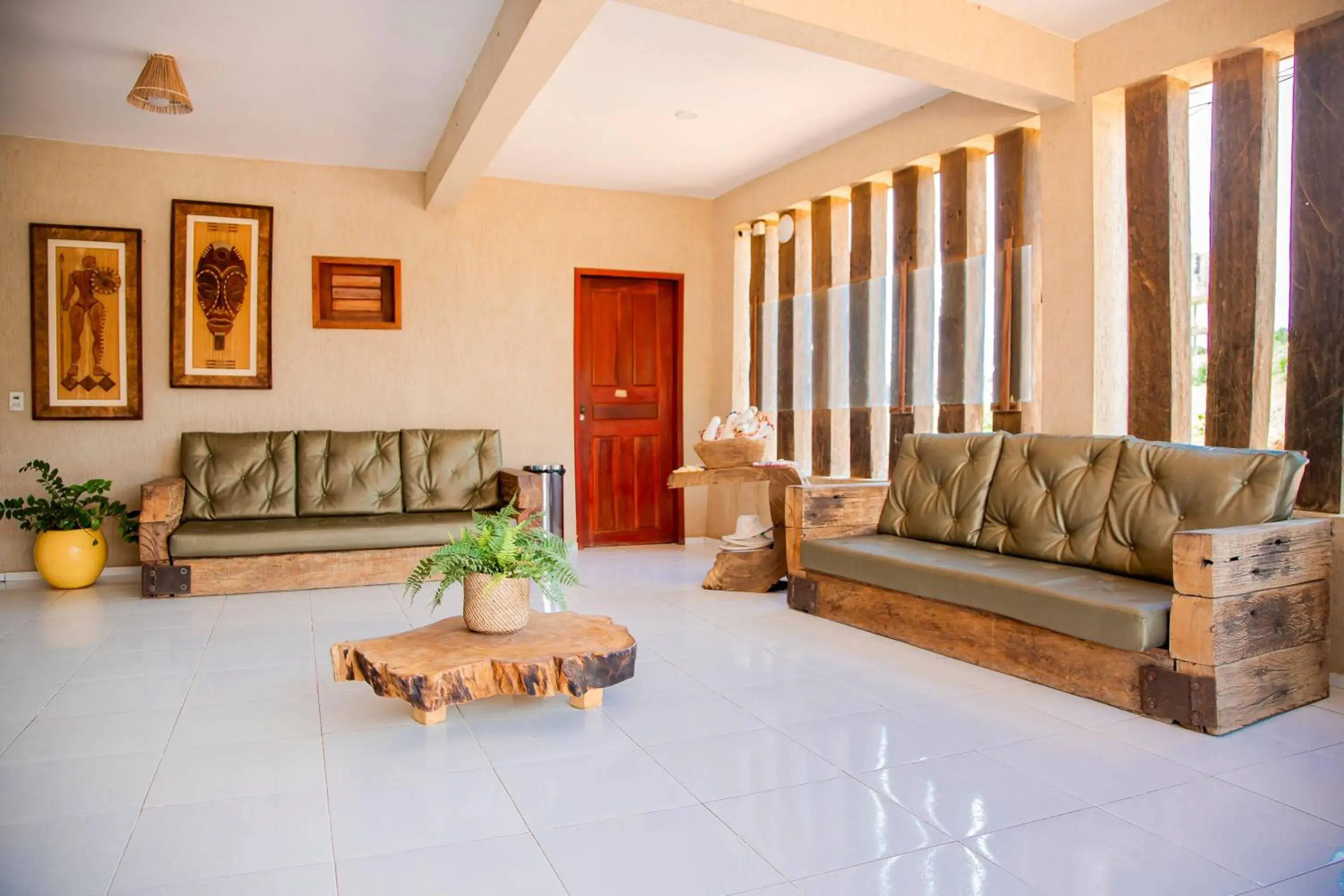 Lobby or reception in Hotel Maré Mansa Lobby or reception in Hotel Maré Mansa