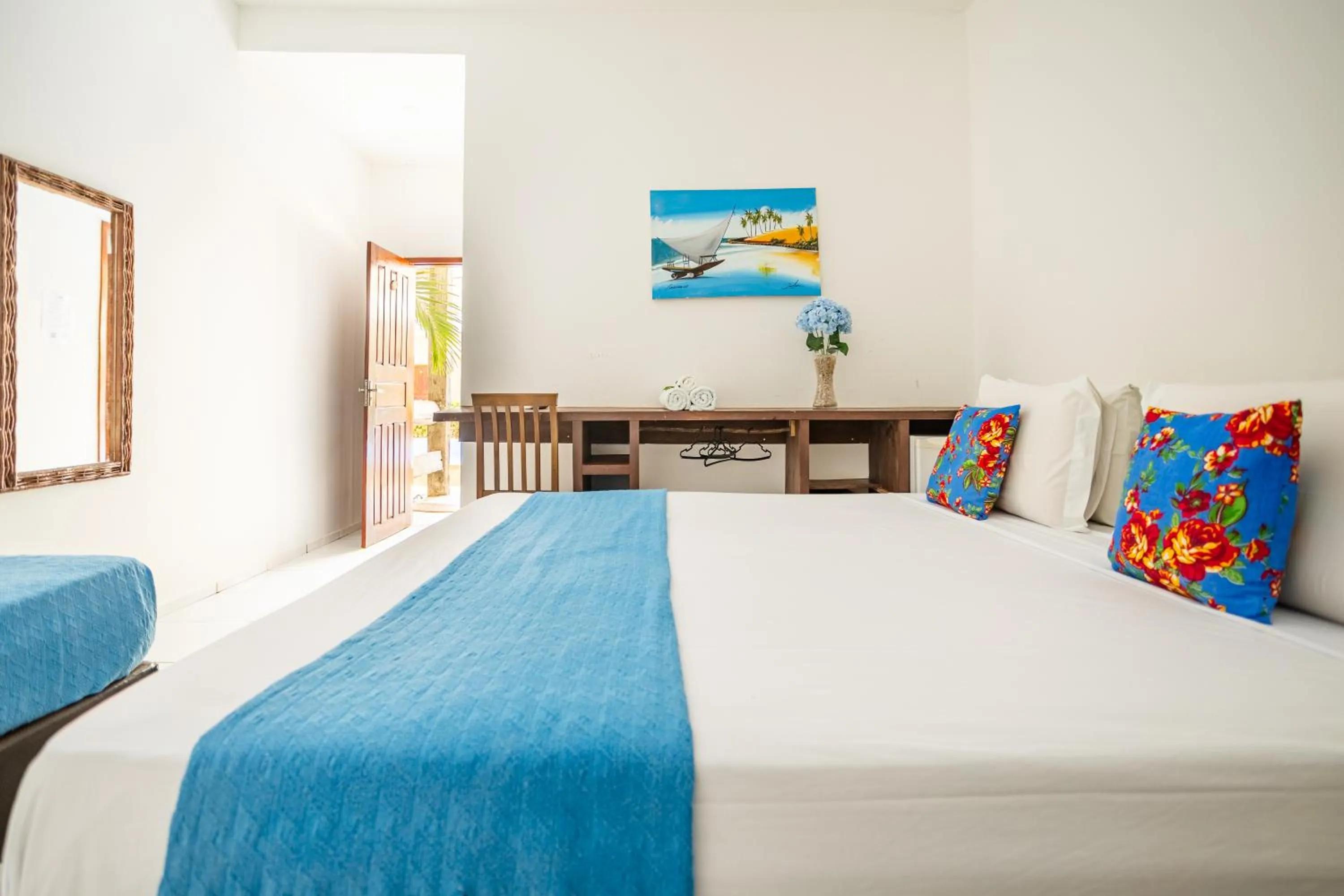 Bed in Hotel Maré Mansa