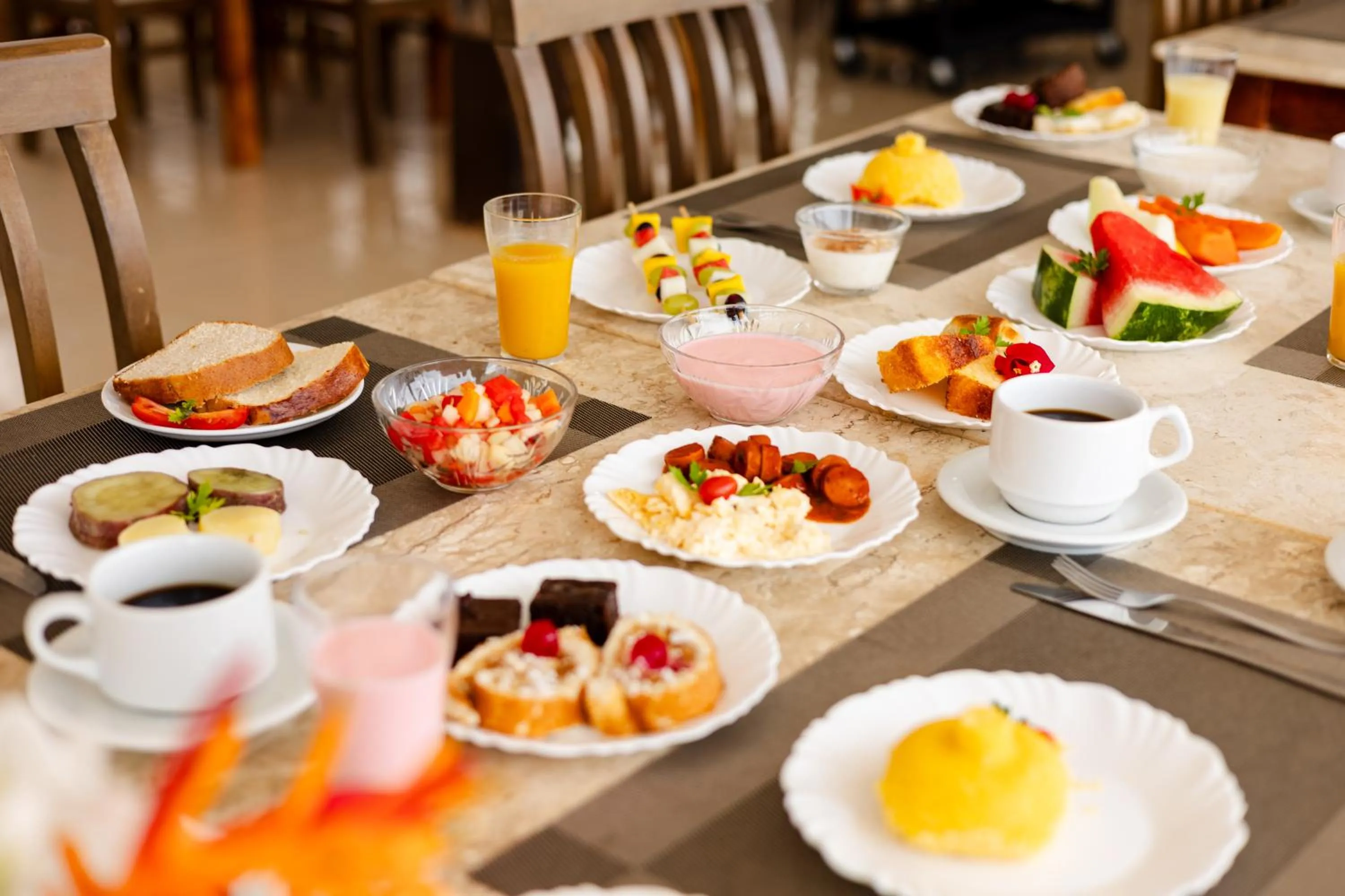 Breakfast in Hotel Maré Mansa