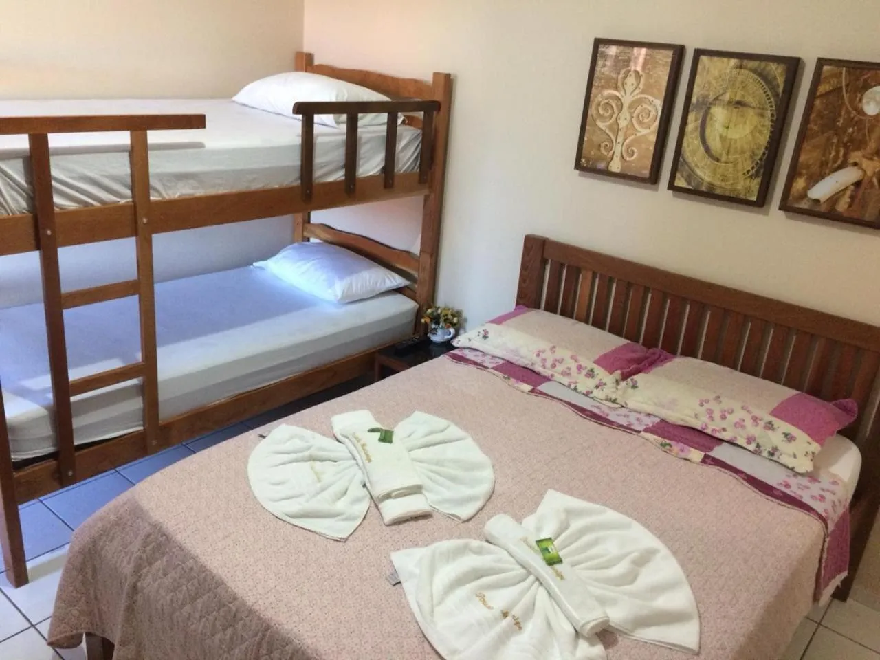 Bed in Pousada Mucuripe