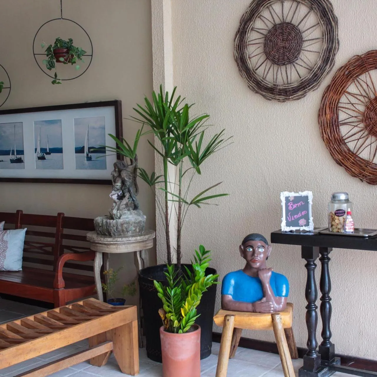 Lobby or reception in Pousada Mucuripe