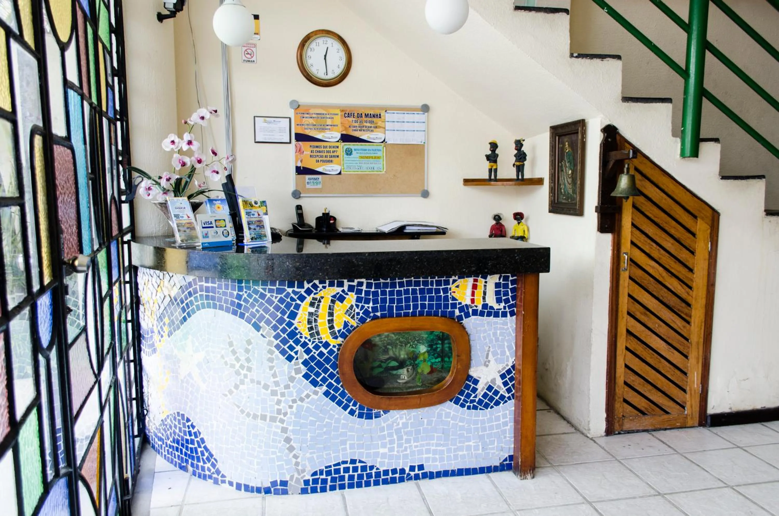 Lobby or reception in Pousada Mucuripe
