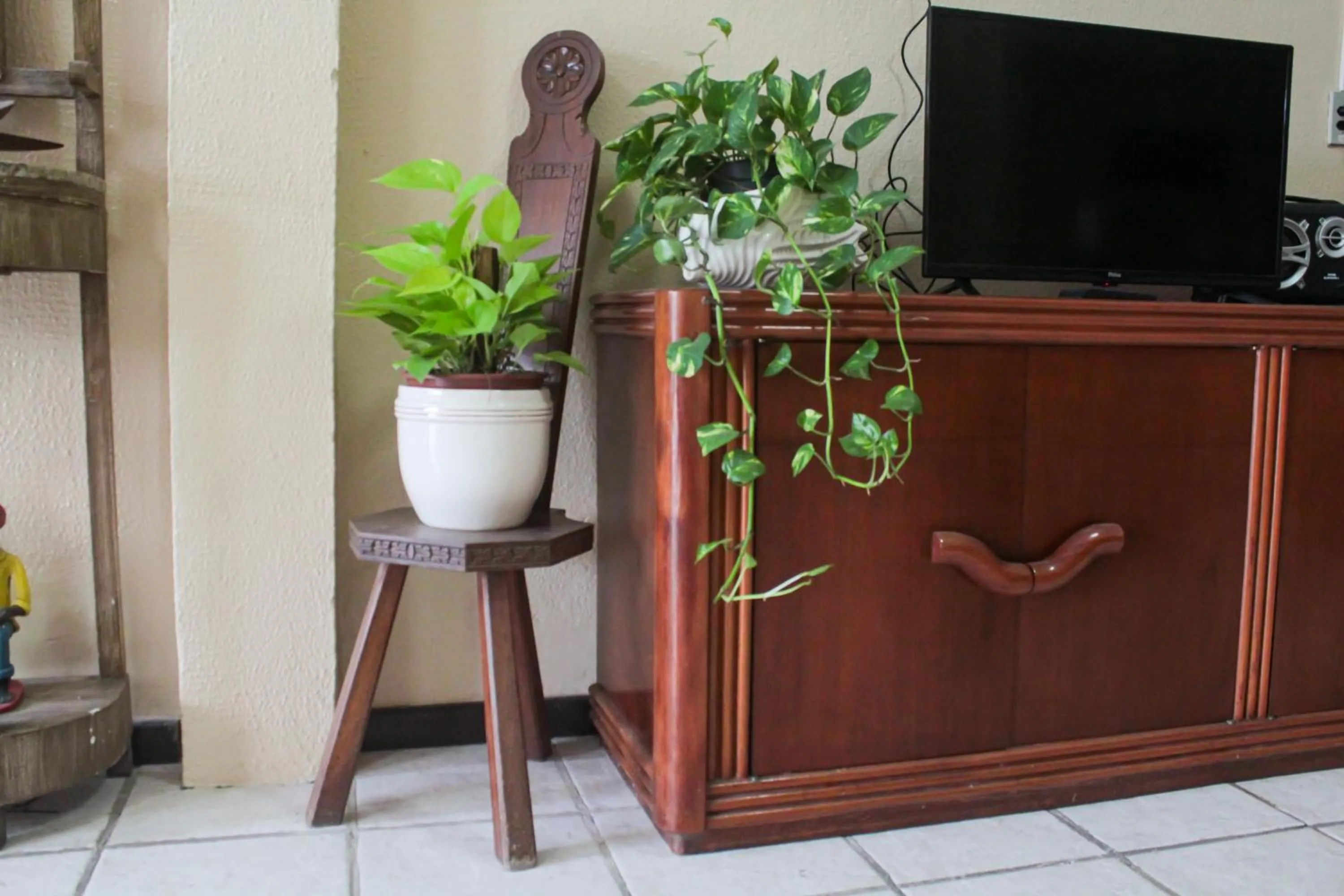 Communal lounge/ TV room in Pousada Mucuripe